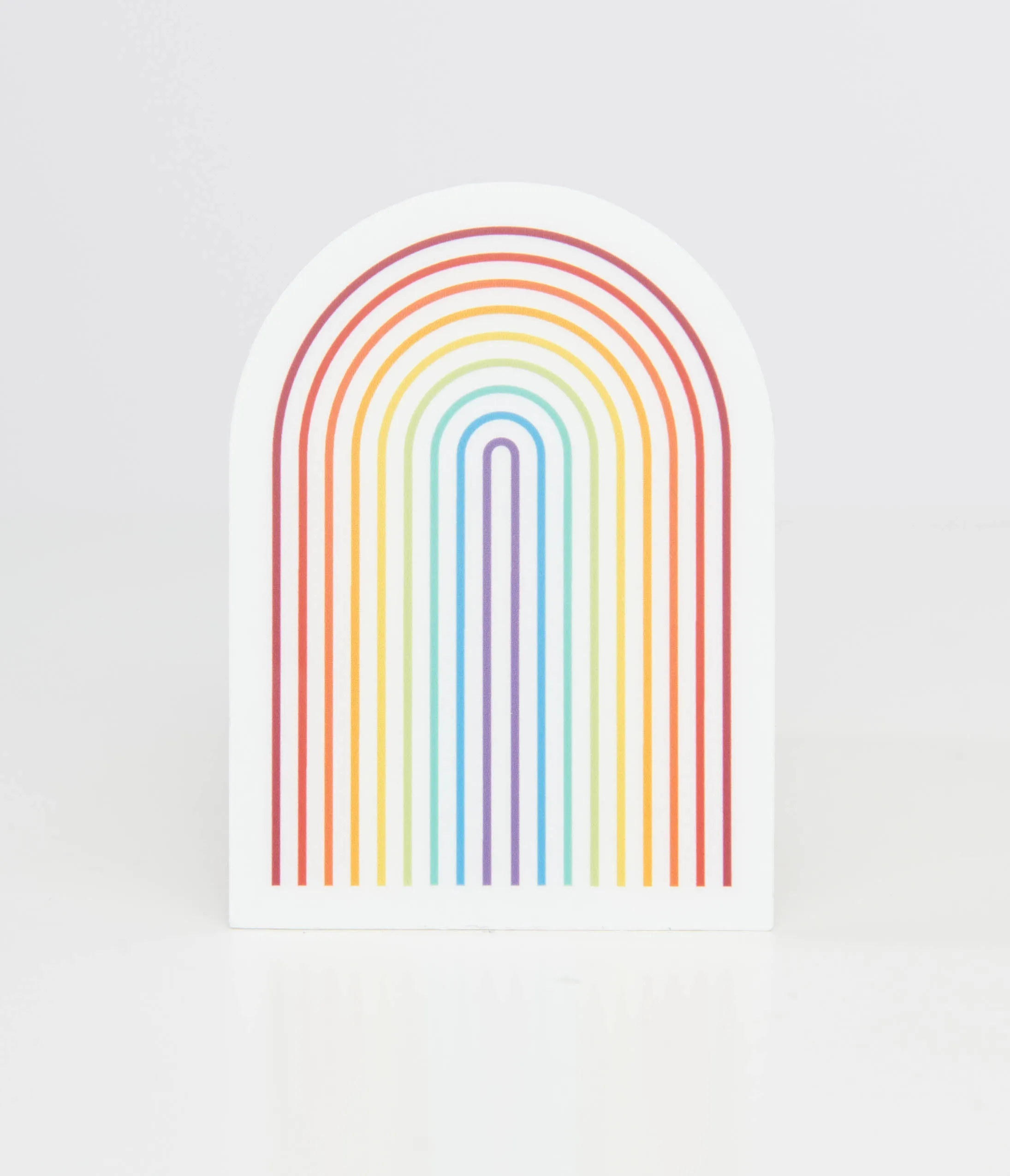 1970s Retro Rainbow Vinyl Sticker