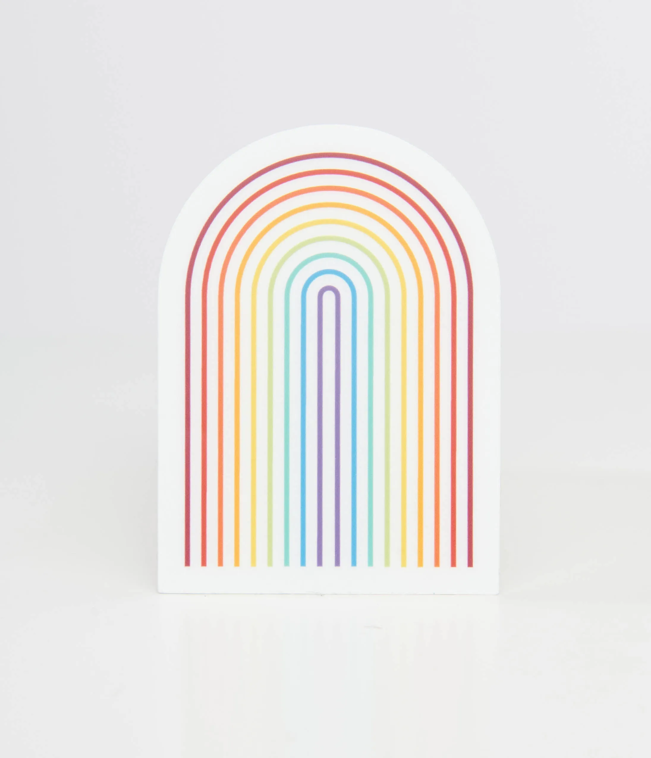 1970s Retro Rainbow Vinyl Sticker