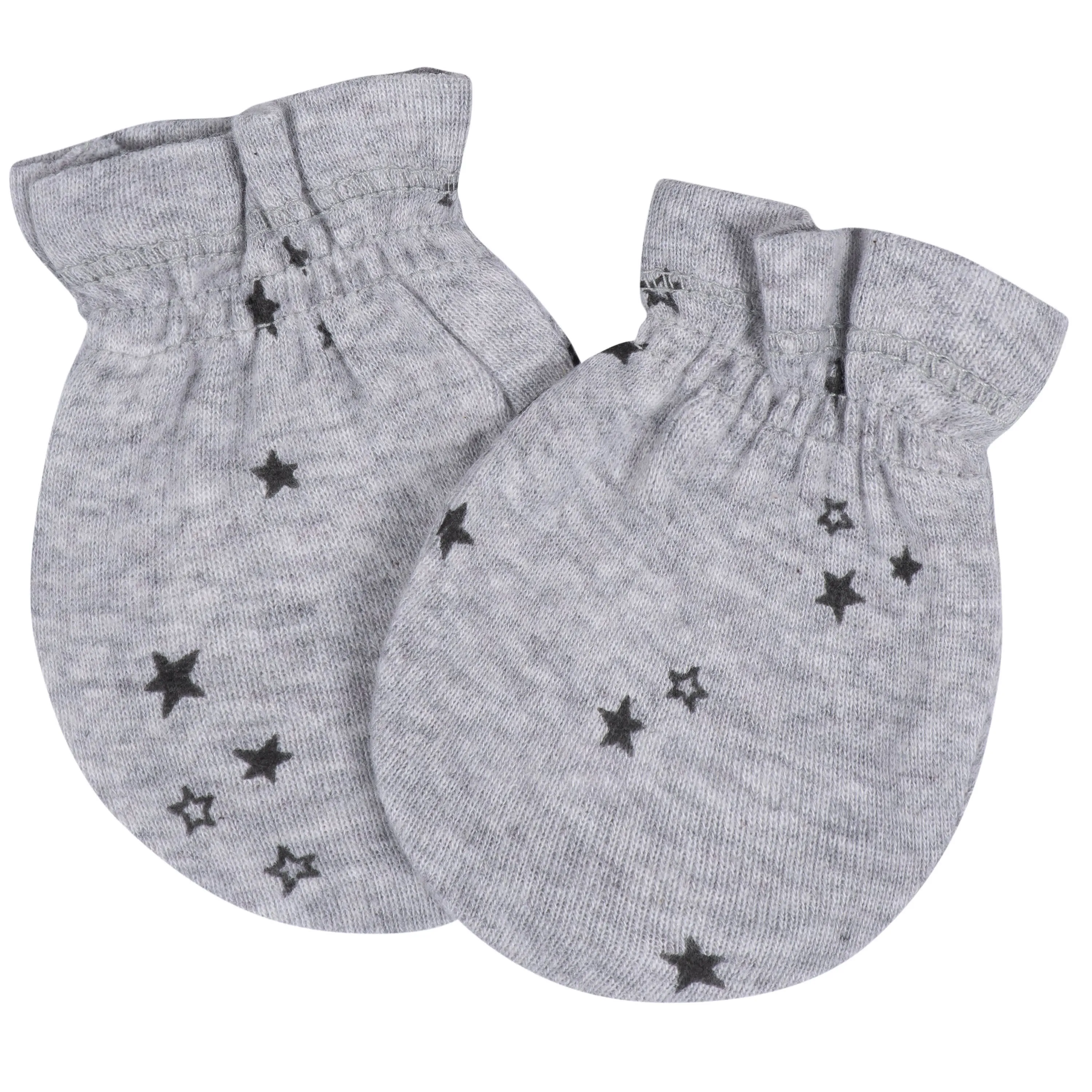 8-Piece Baby Boys Space Explorer No Scratch Mittens & Caps Set