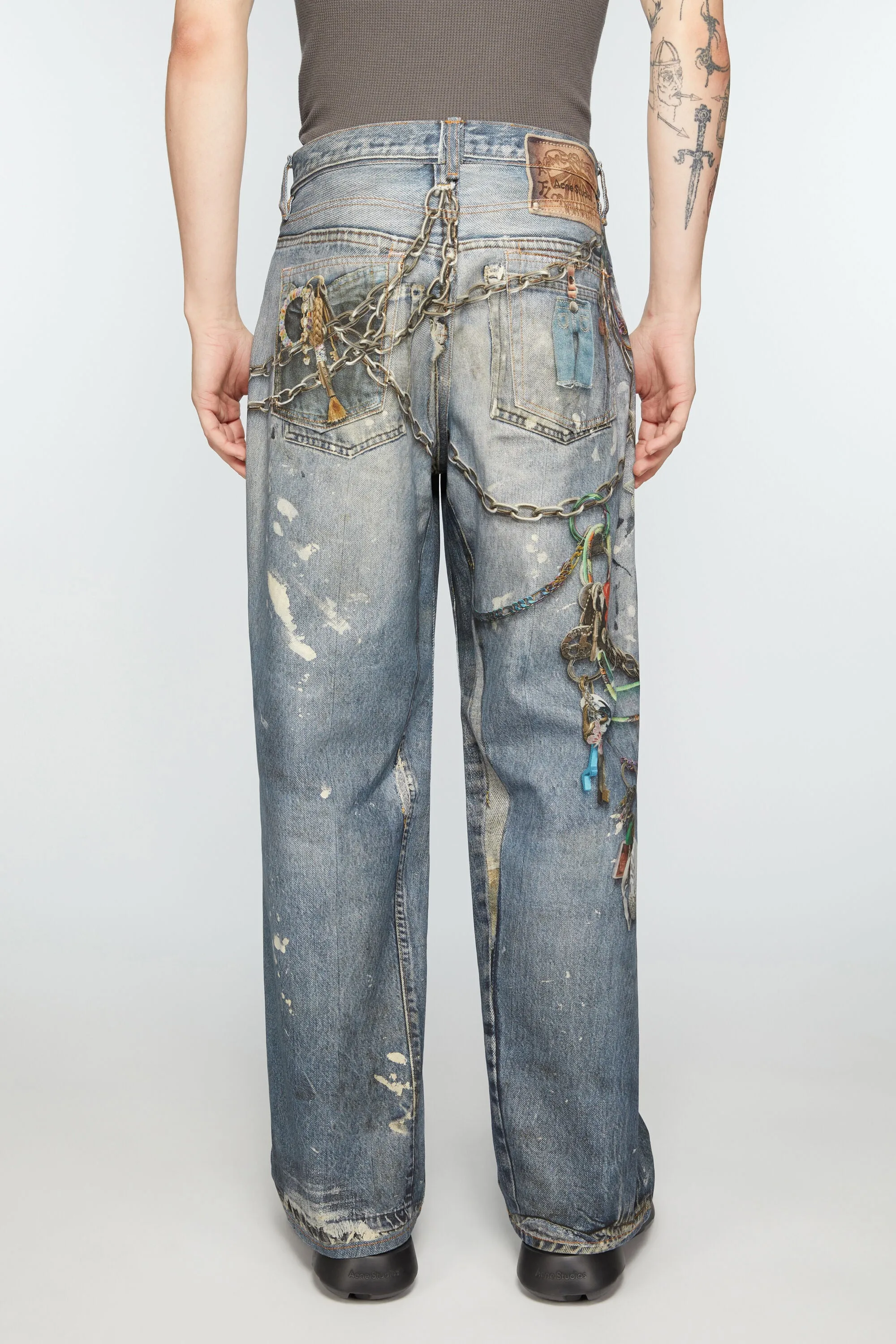 ACNE STUDIOS - Men Ripped Jeans