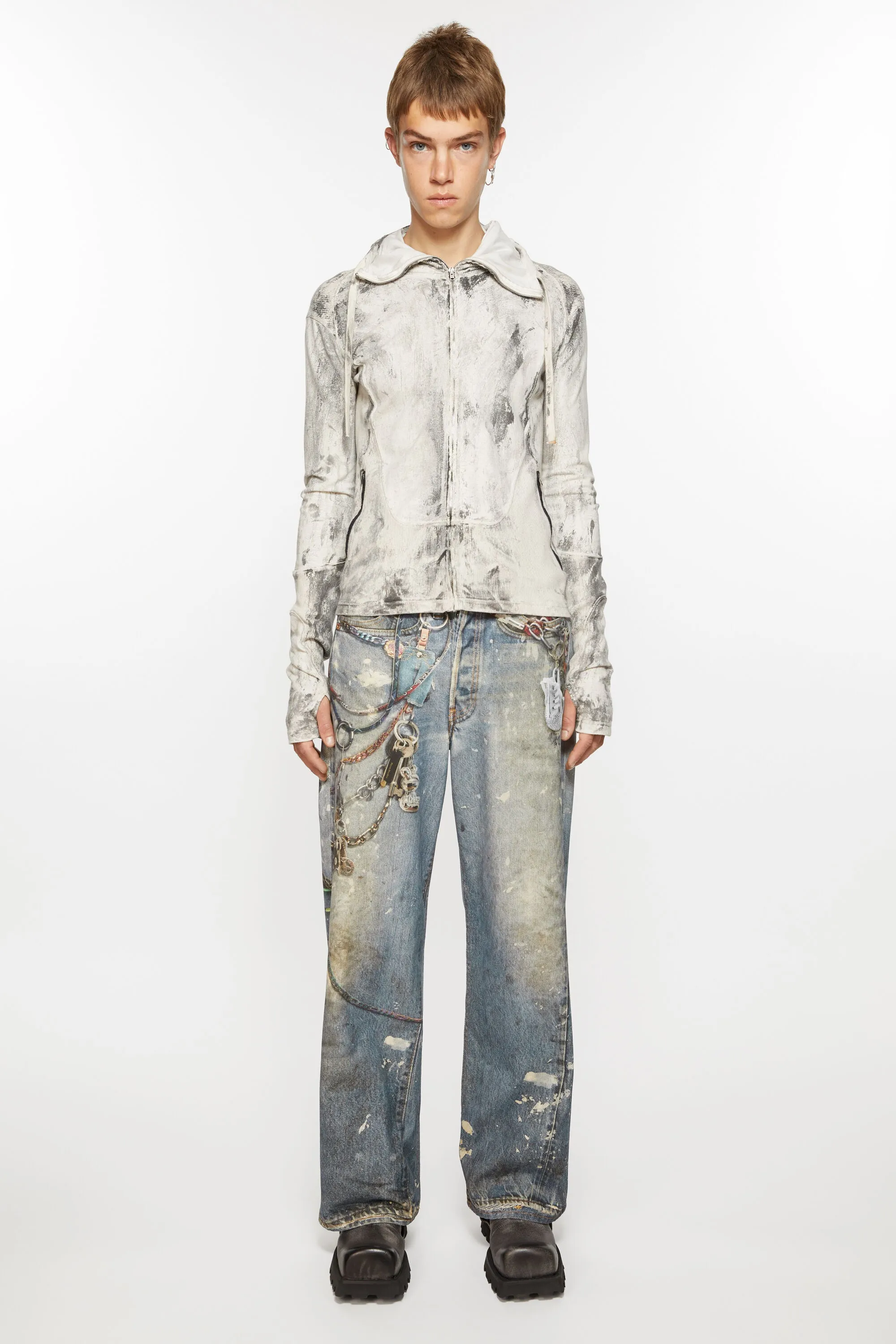 ACNE STUDIOS - Men Ripped Jeans