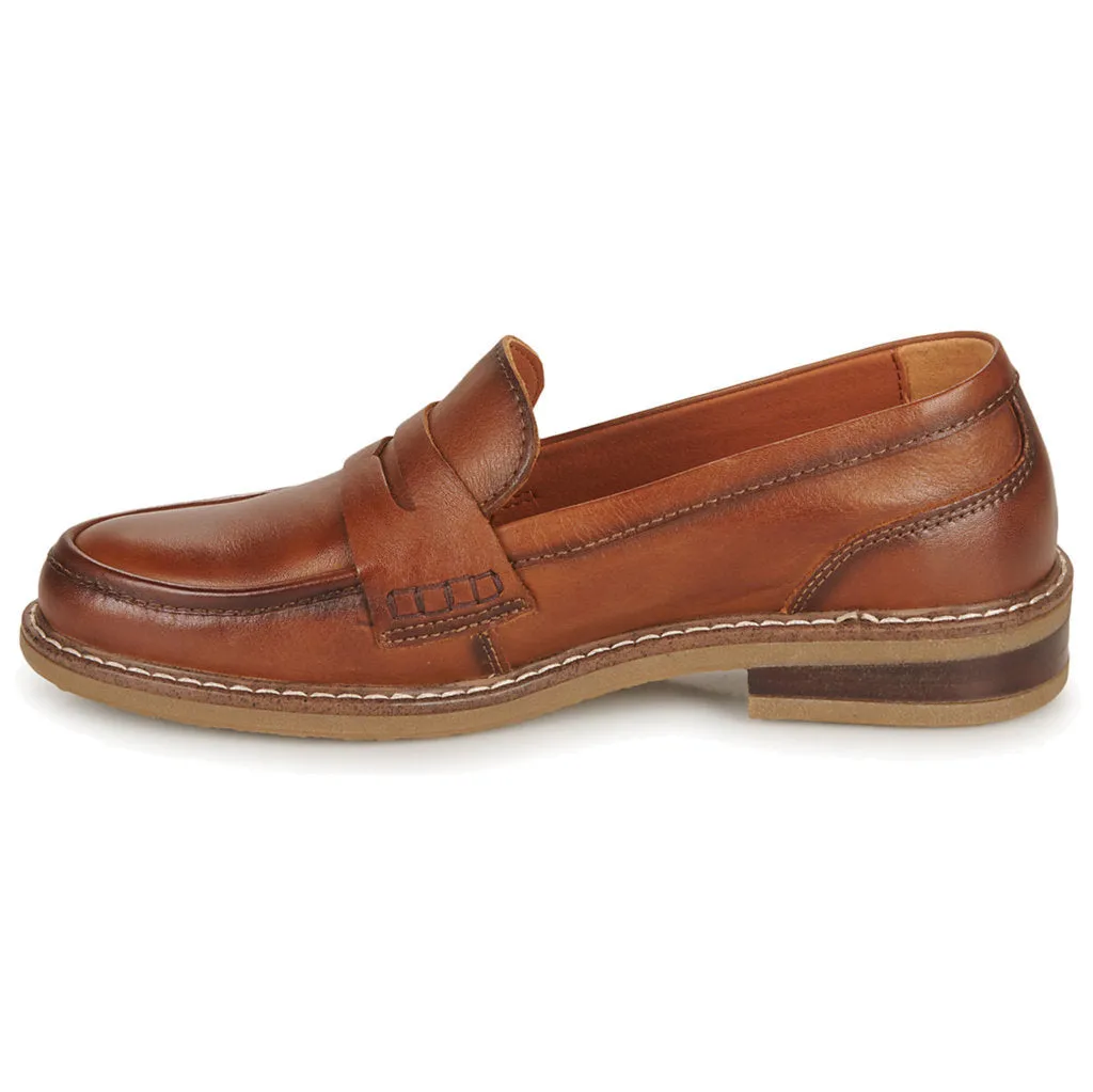 Aldaya Calfskin Leather Women's Slip-on Shoes