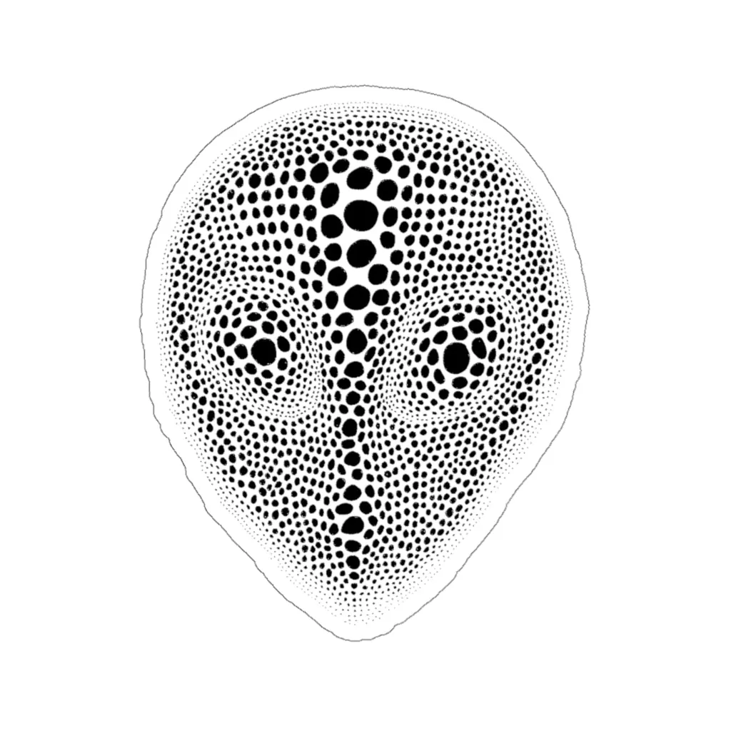 ALIEN HEAD STICKER