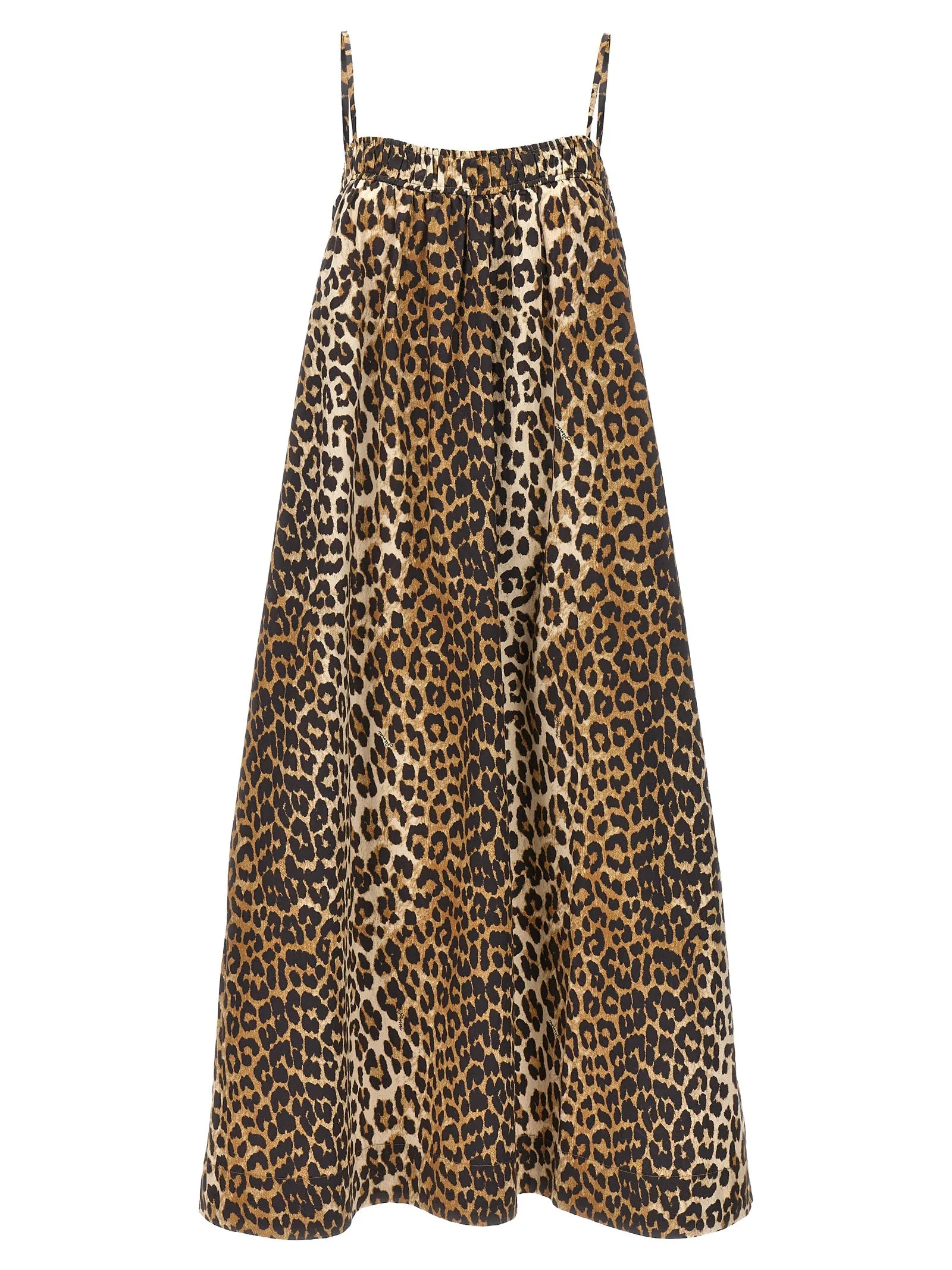 Animal Print Midi Dress Dresses Multicolor