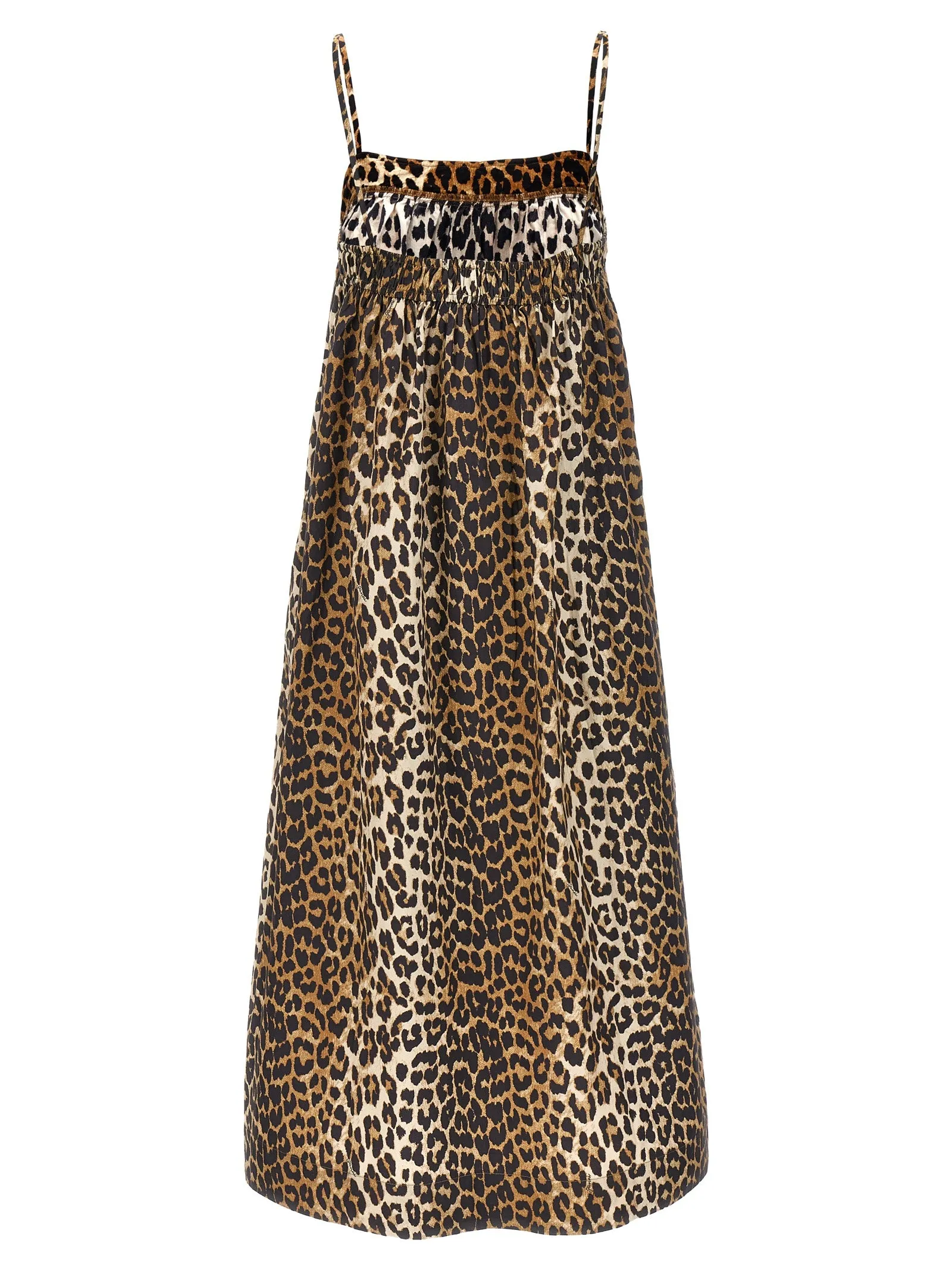 Animal Print Midi Dress Dresses Multicolor