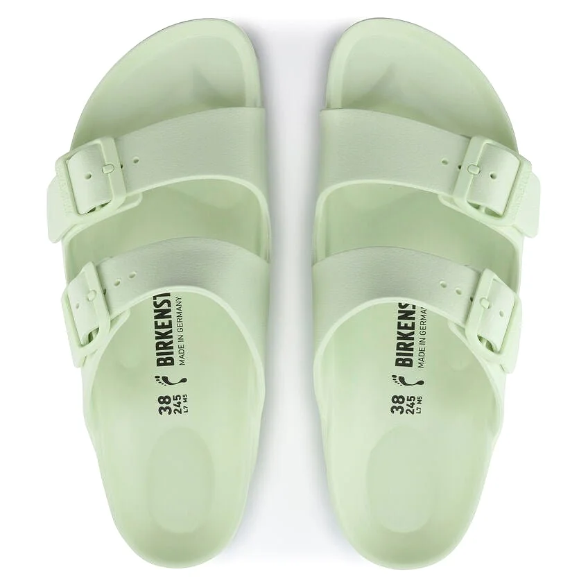 Birkenstock Women's Arizona Essentials - Faded Lime EVA