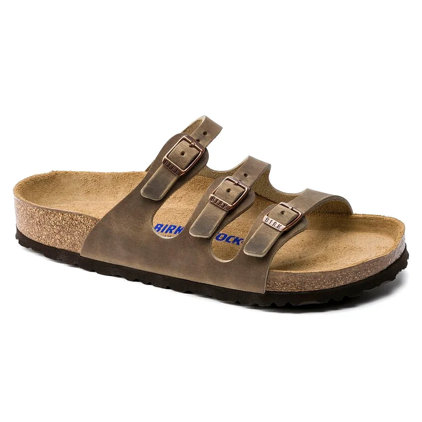 Birkenstock Women's Florida Soft Footbed - Tobacco Brown