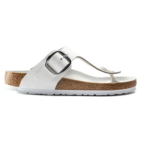 Birkenstock Women's Gizeh Big Buckle - White Leather