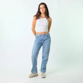 Blue 90s Levi's Denim Jeans Baggy Pants (30x30)