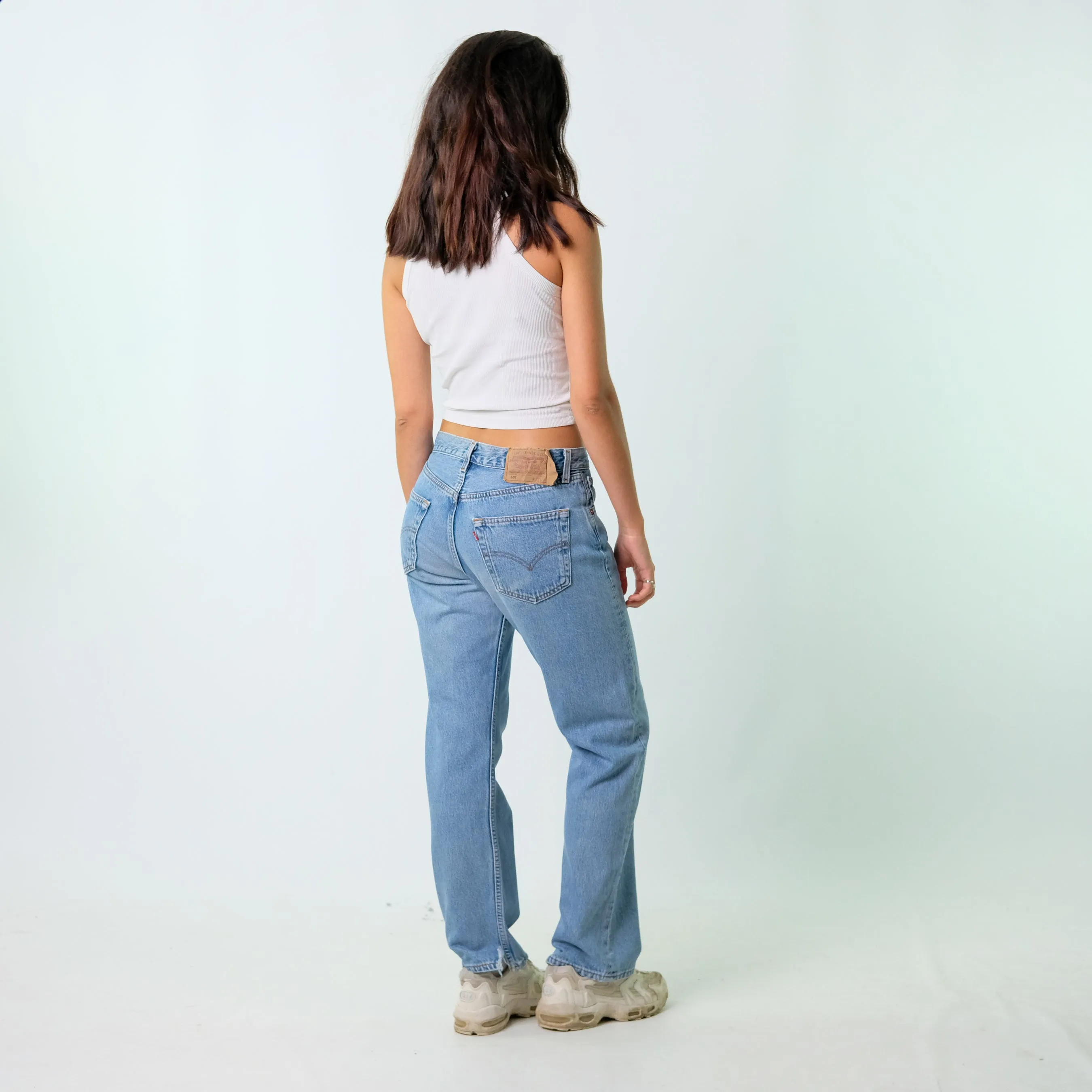 Blue 90s Levi's Denim Jeans Baggy Pants (30x30)