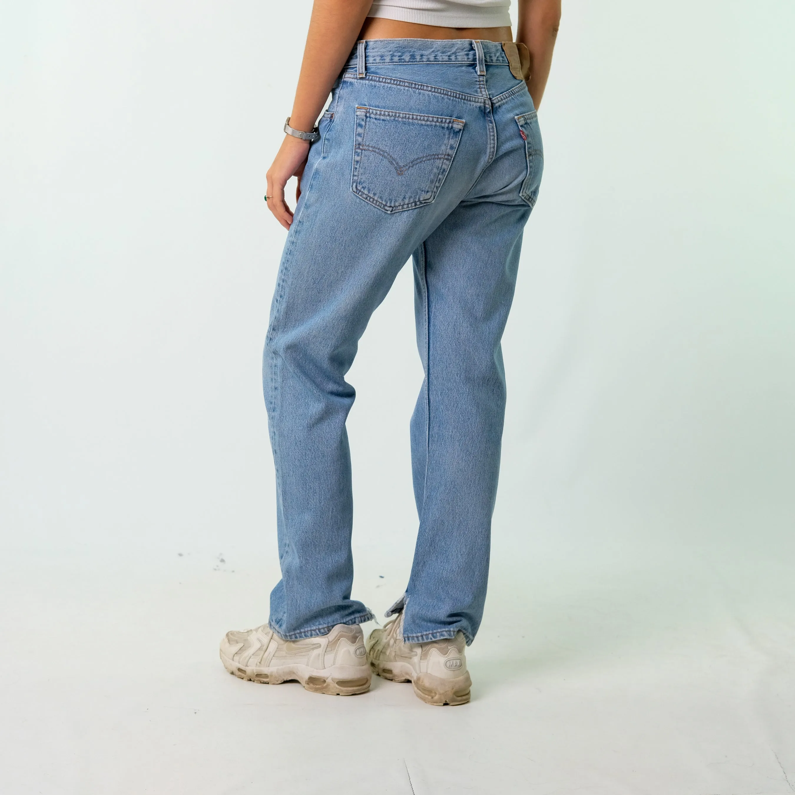 Blue 90s Levi's Denim Jeans Baggy Pants (30x30)