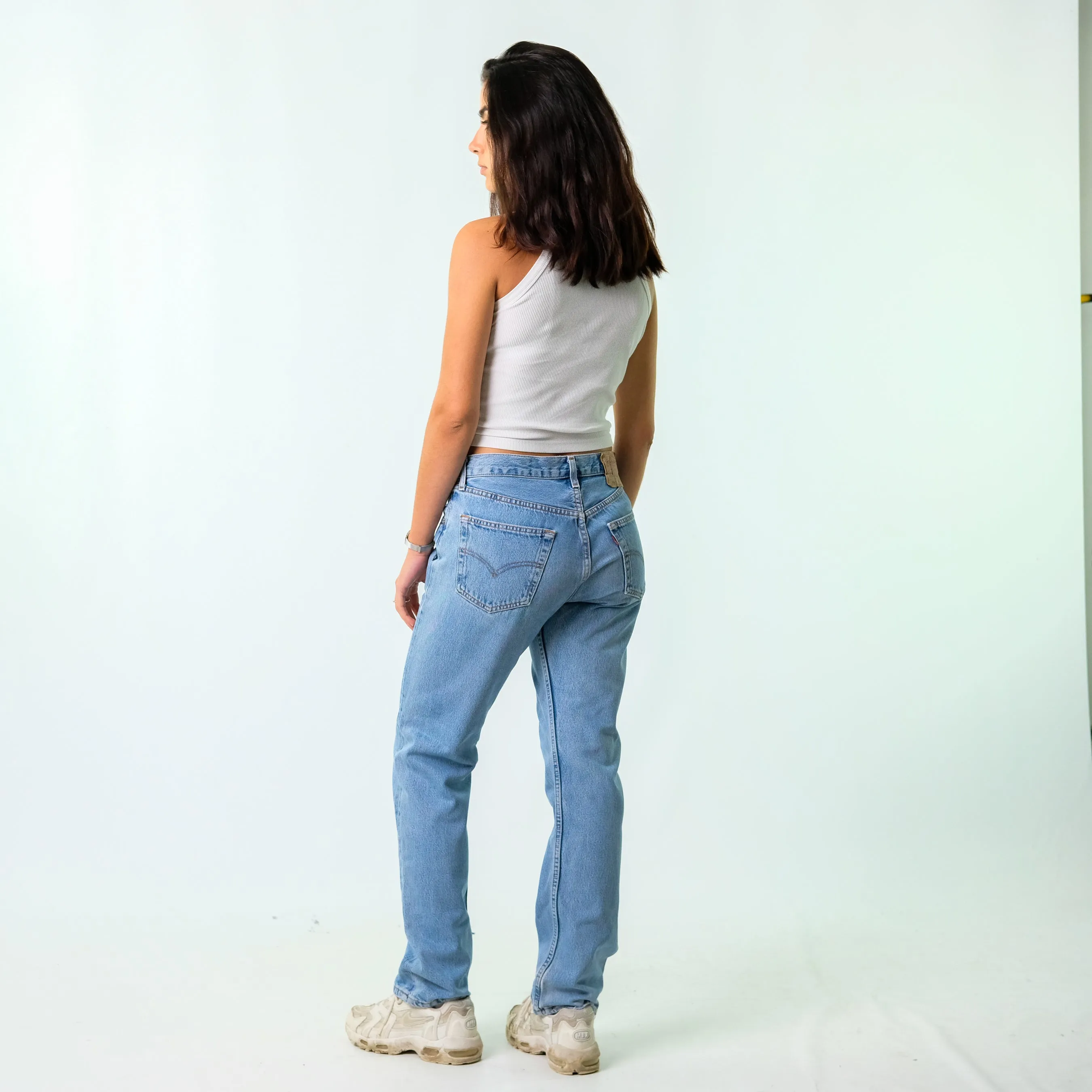 Blue 90s Levi's Denim Jeans Baggy Pants (32x32)