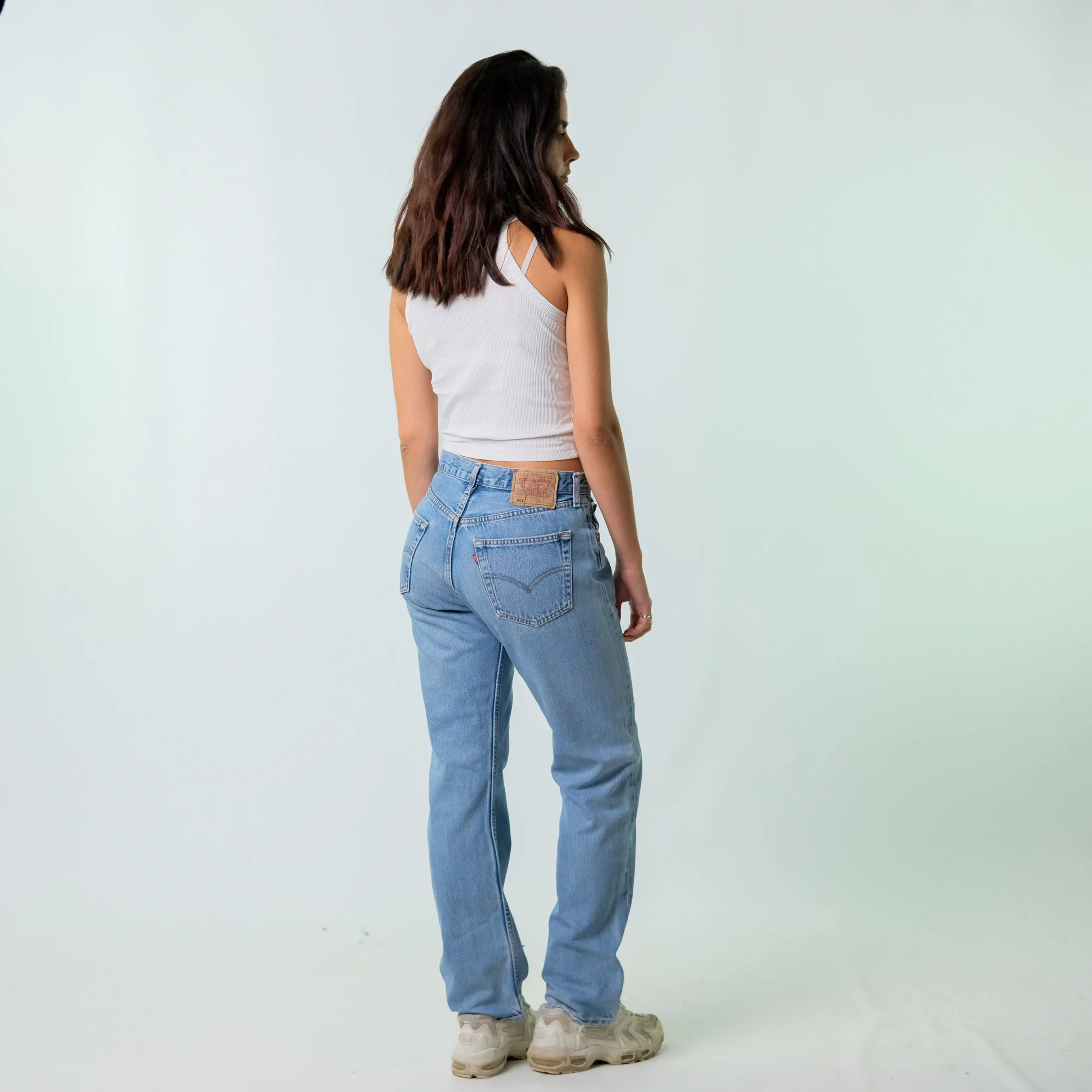 Blue 90s Levi's Denim Jeans Baggy Pants (32x32)