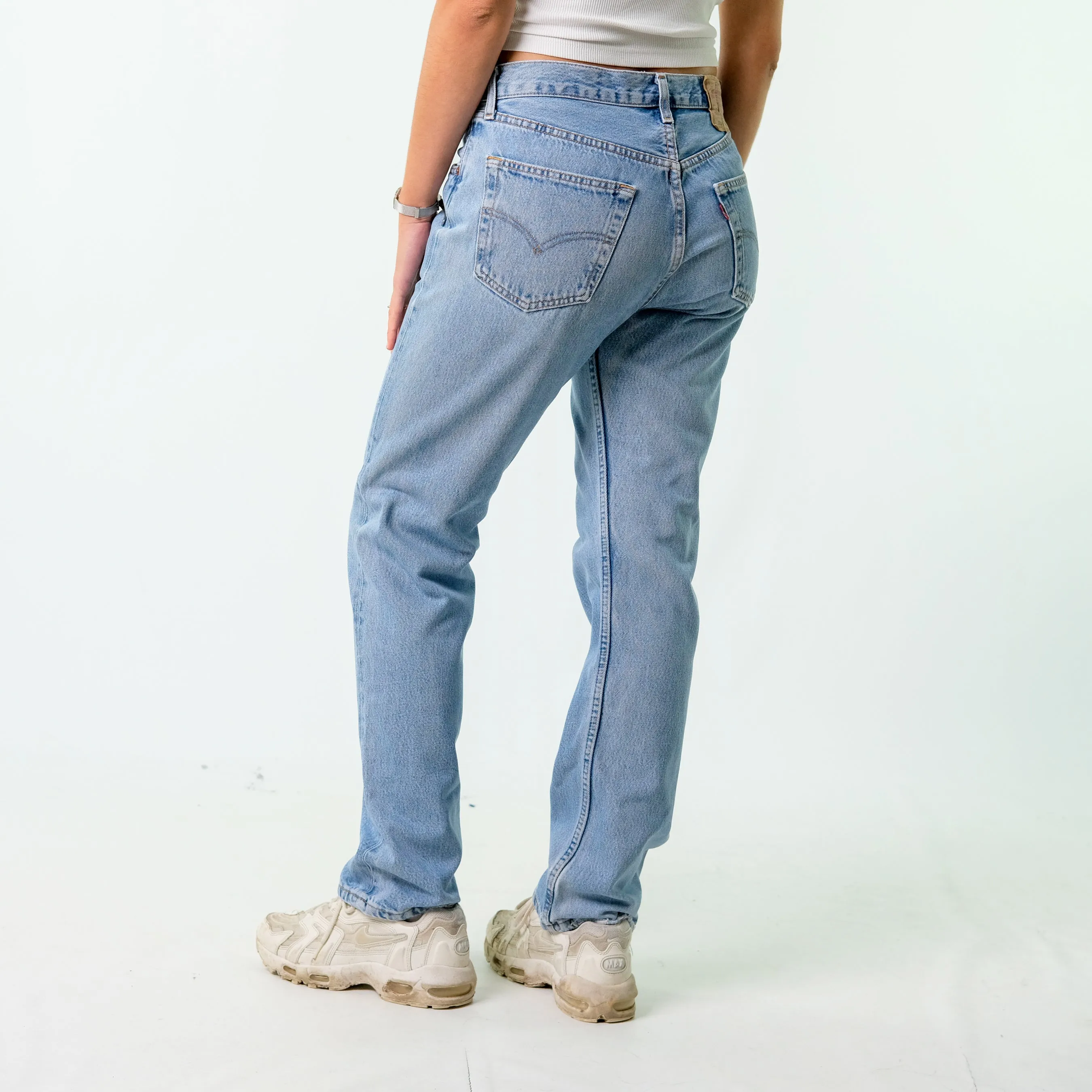 Blue 90s Levi's Denim Jeans Baggy Pants (32x32)