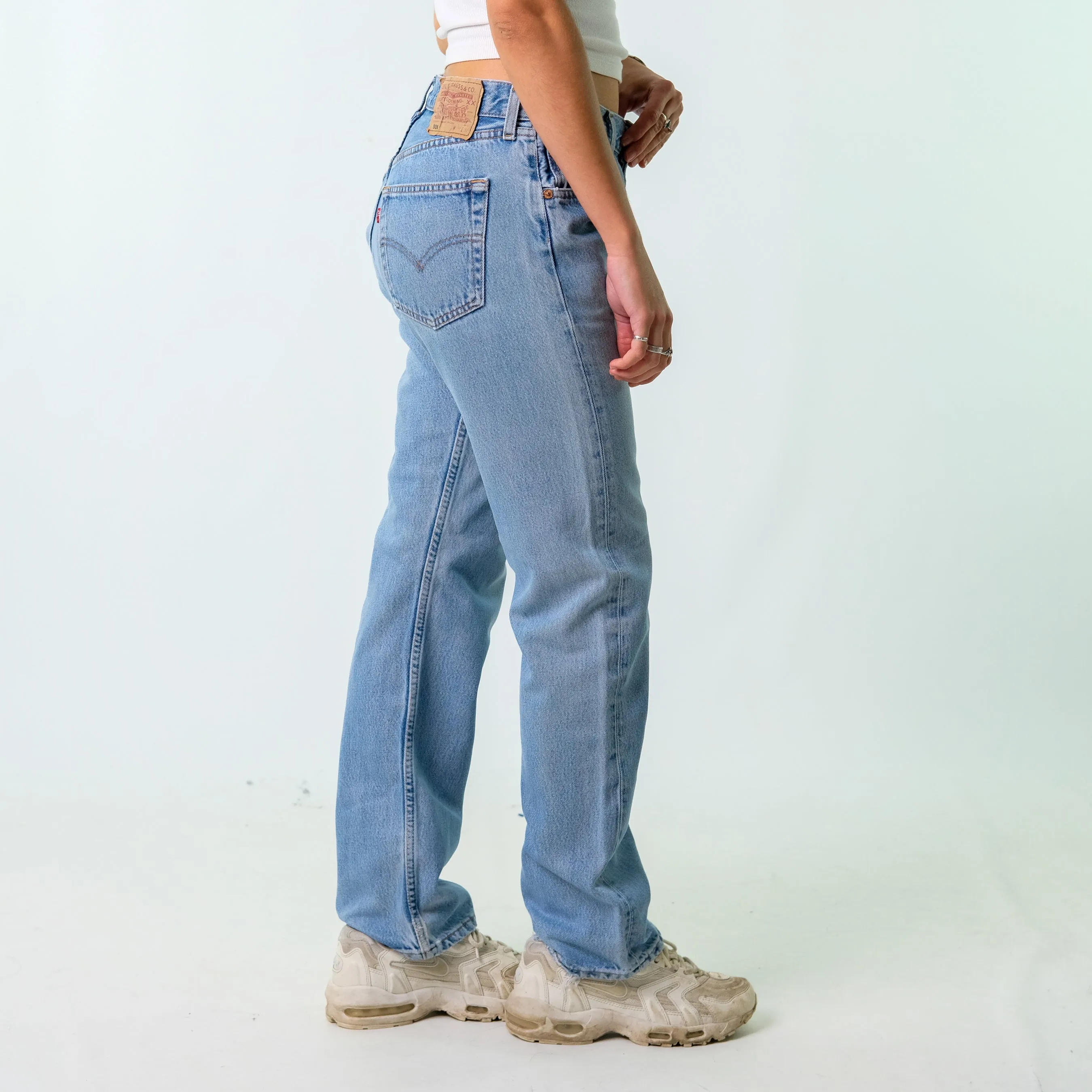 Blue 90s Levi's Denim Jeans Baggy Pants (32x32)