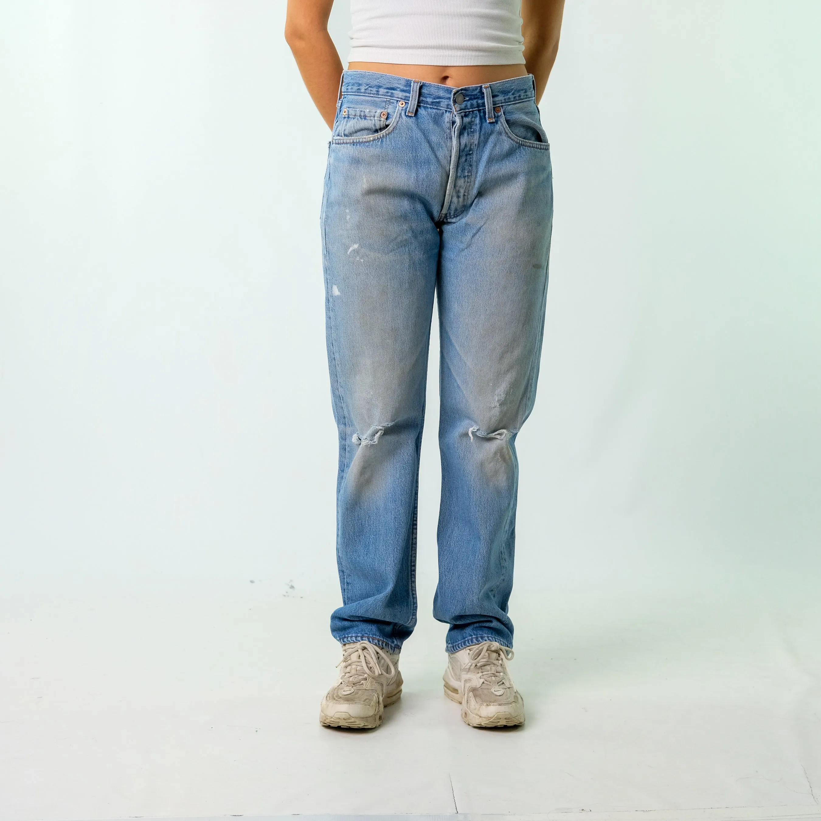 Blue y2ks Levi's Denim Jeans Baggy Pants (32x32)