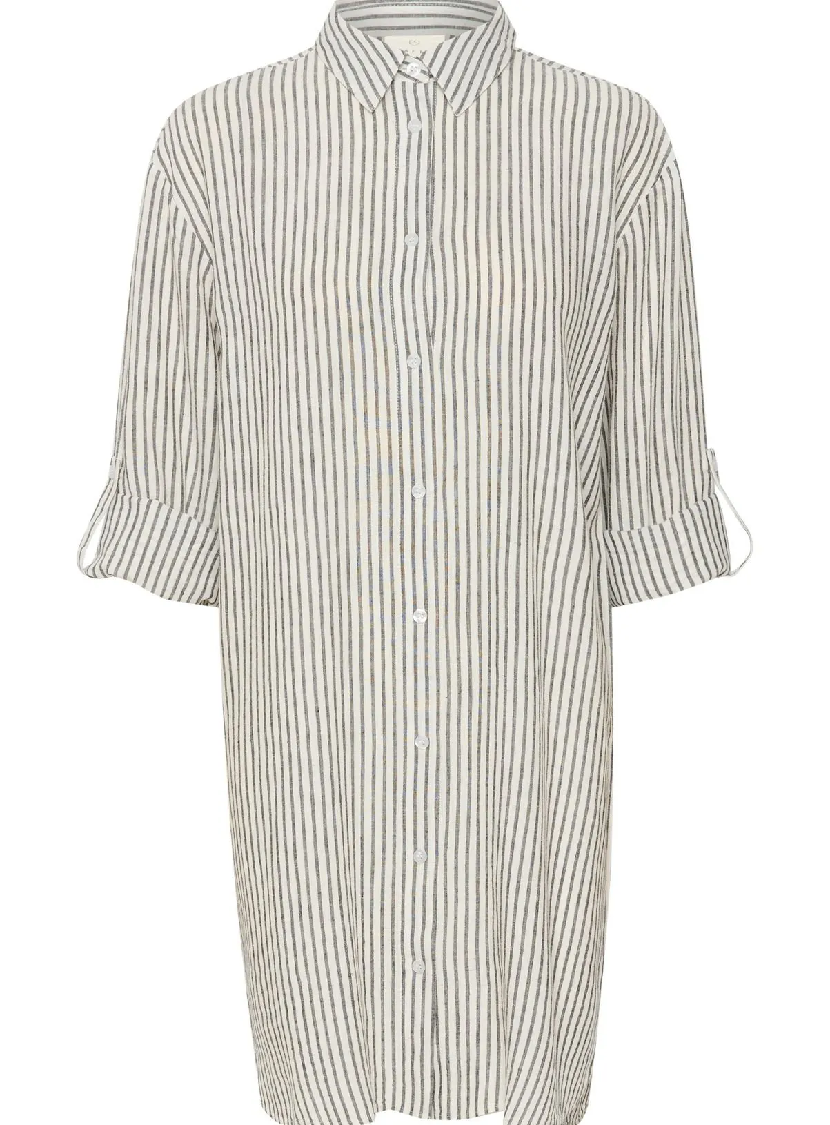 Buy KAFFE Milia Mid Thigh Length Shirt Dress White 12 | Dresses | Tu