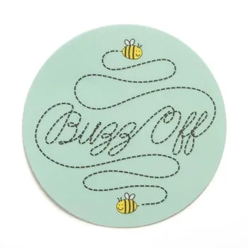 Buzz Off Sticker