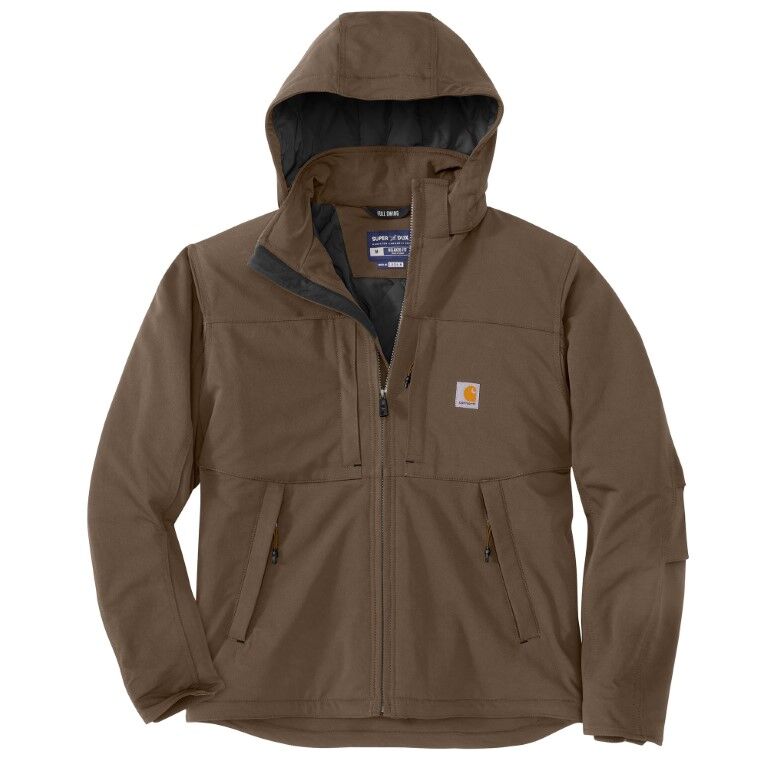 Carhartt Men's Super Dux Full Swing Insulated Tech Jacket in Coffee