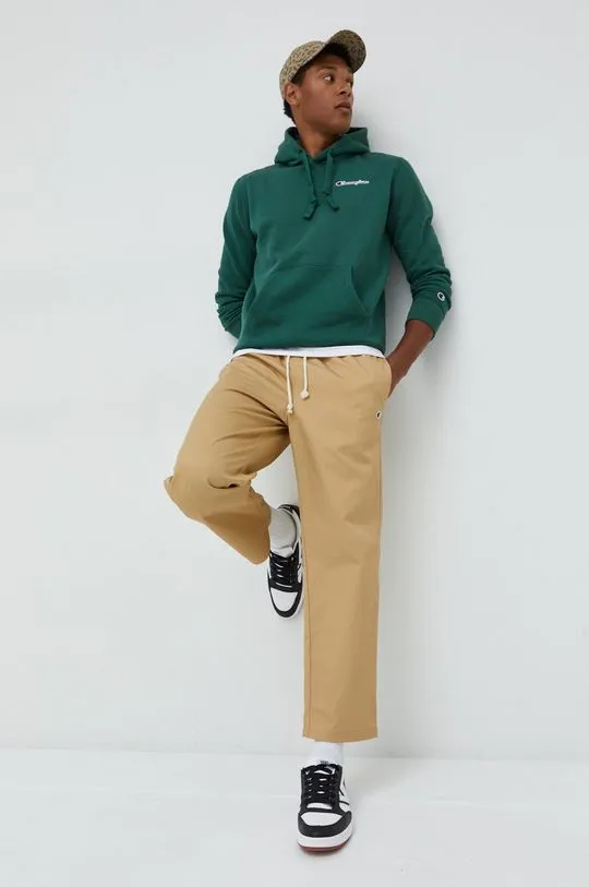 Champion trousers men's beige color