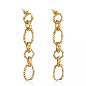 Charlotte Chain Link Earrings - LAST CHANCE!