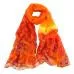 Chiffon ScarfWomen Flower Cashmere Scarf tops Womens Ladies Voile Stole Scarves Wraps Shawl Scarf