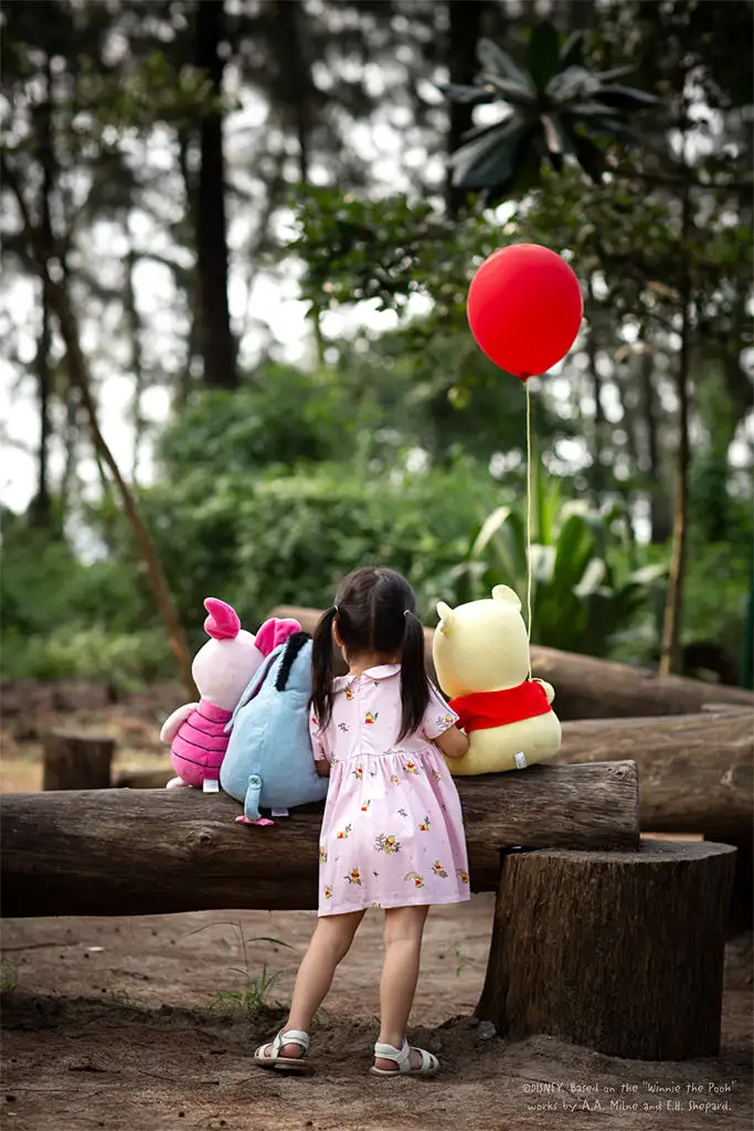 Clara Dress - Rainbow Pooh