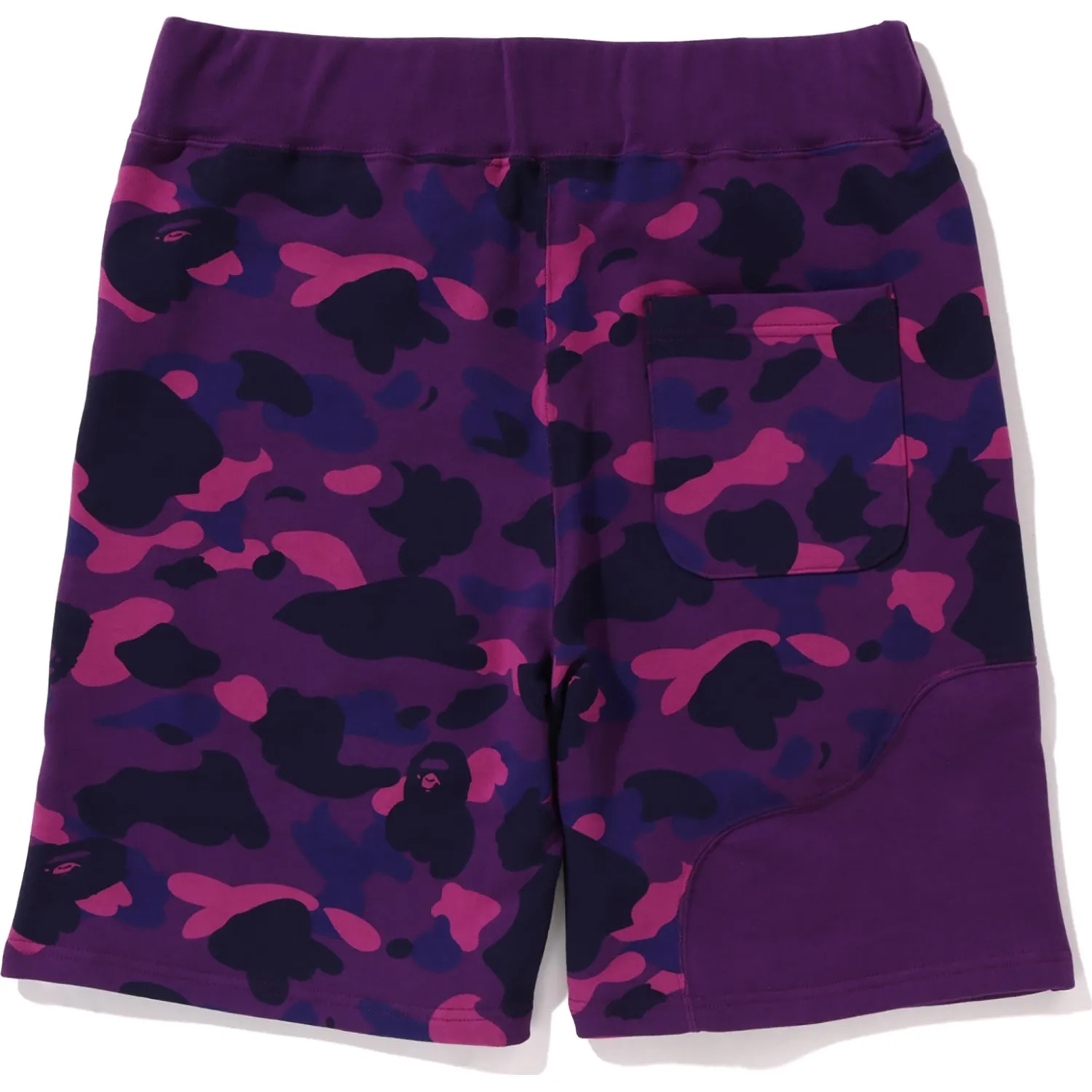 COLOR CAMO CUTTING SWEAT SHORTS MENS