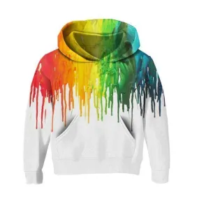 Colorful 3D Kids Hoodies UNISEX