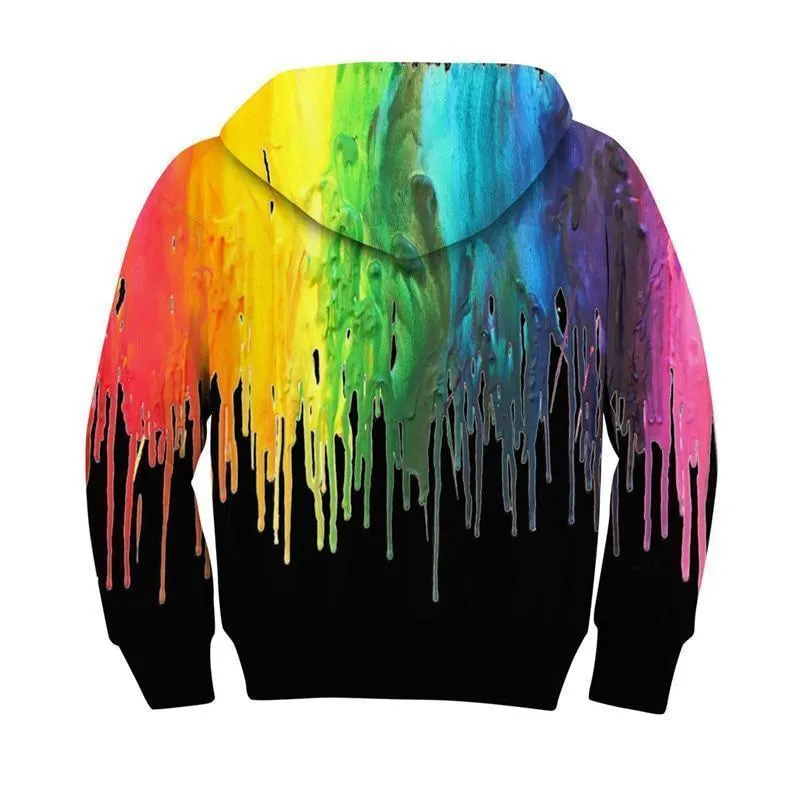 Colorful 3D Kids Hoodies UNISEX