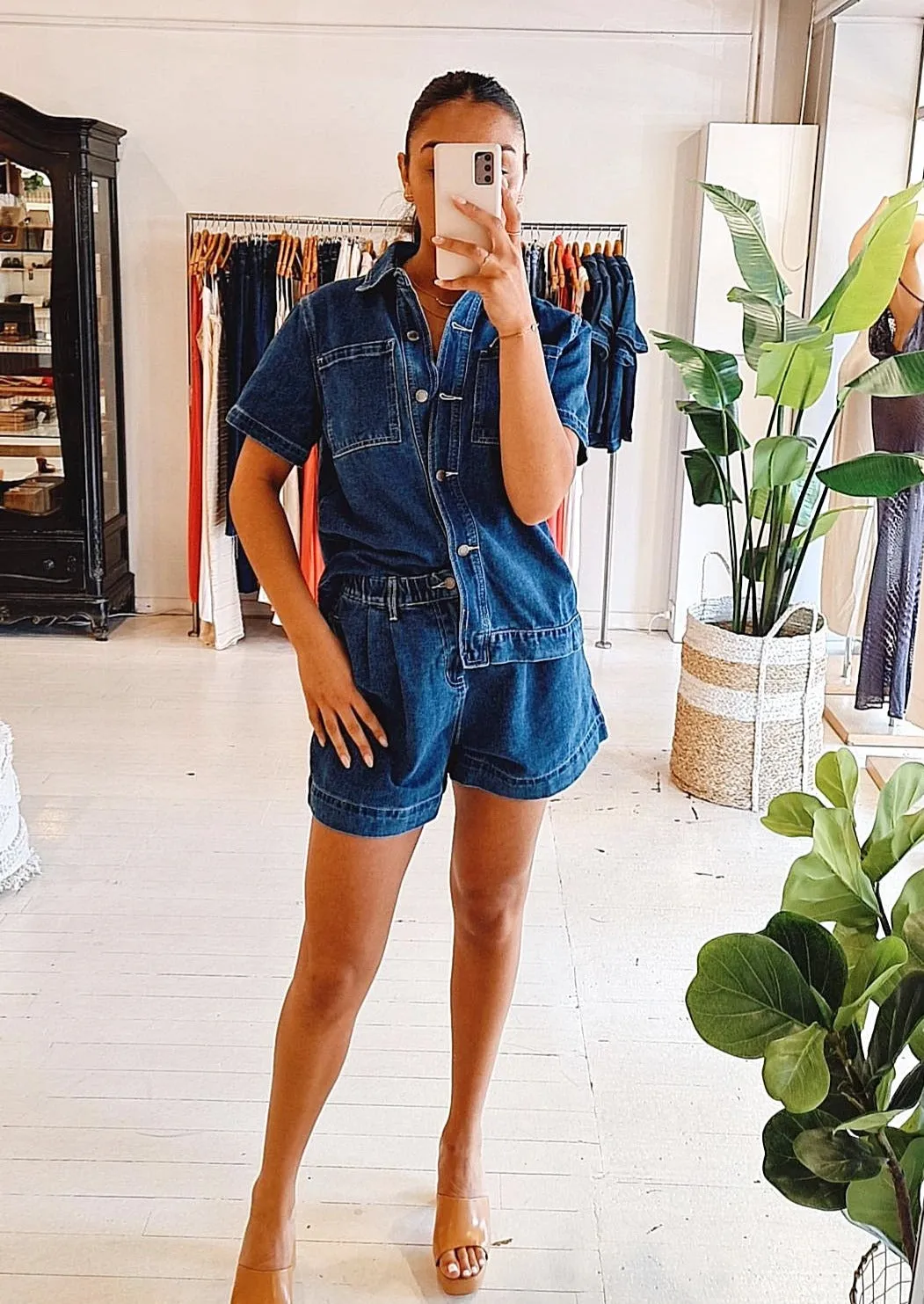 Cora Denim Shorts