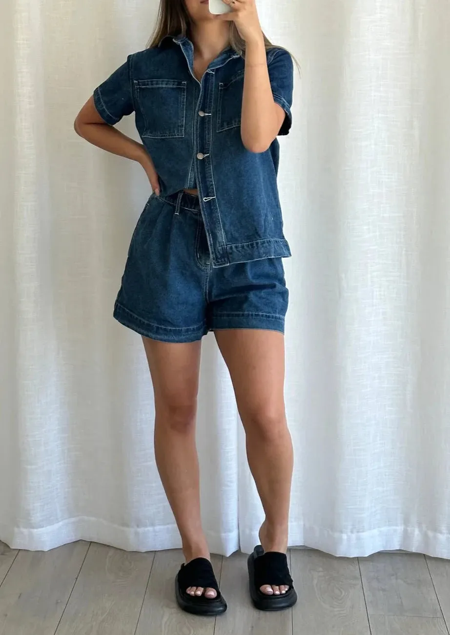 Cora Denim Shorts