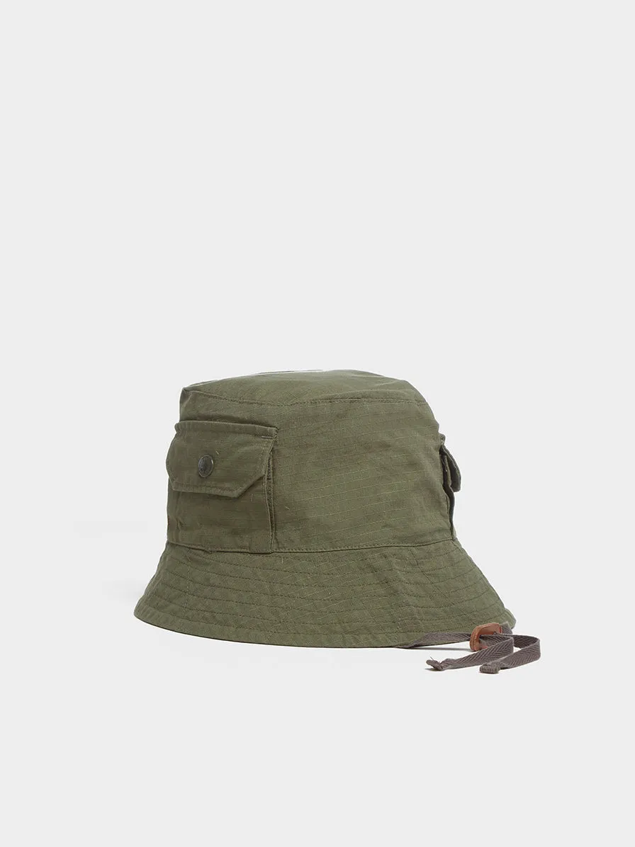 Cotton Ripstop Explorer Hat, Olive