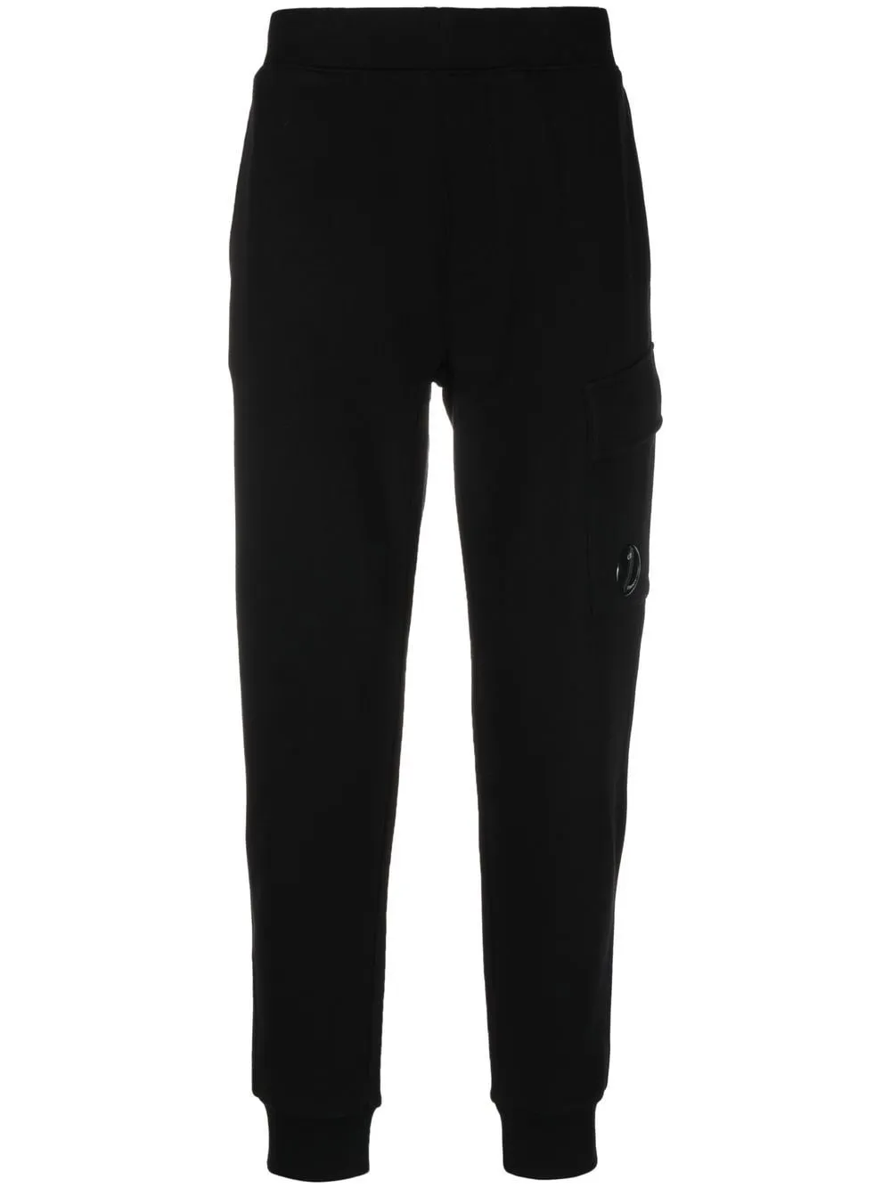 CP Company Jogging Diagonal Raised Fleece Black