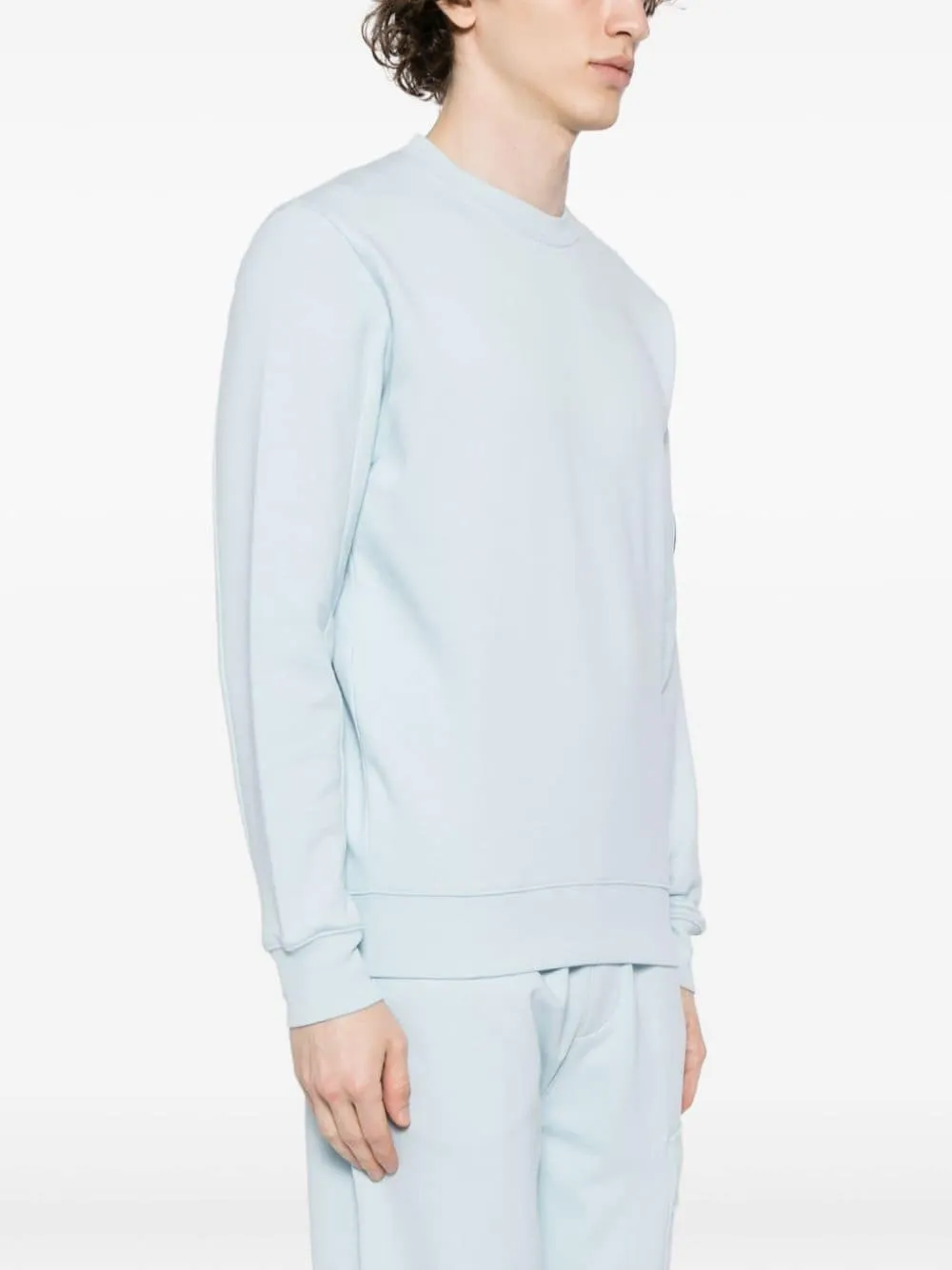 CP Company Sweat Diagonal raised fleece Starlight blue