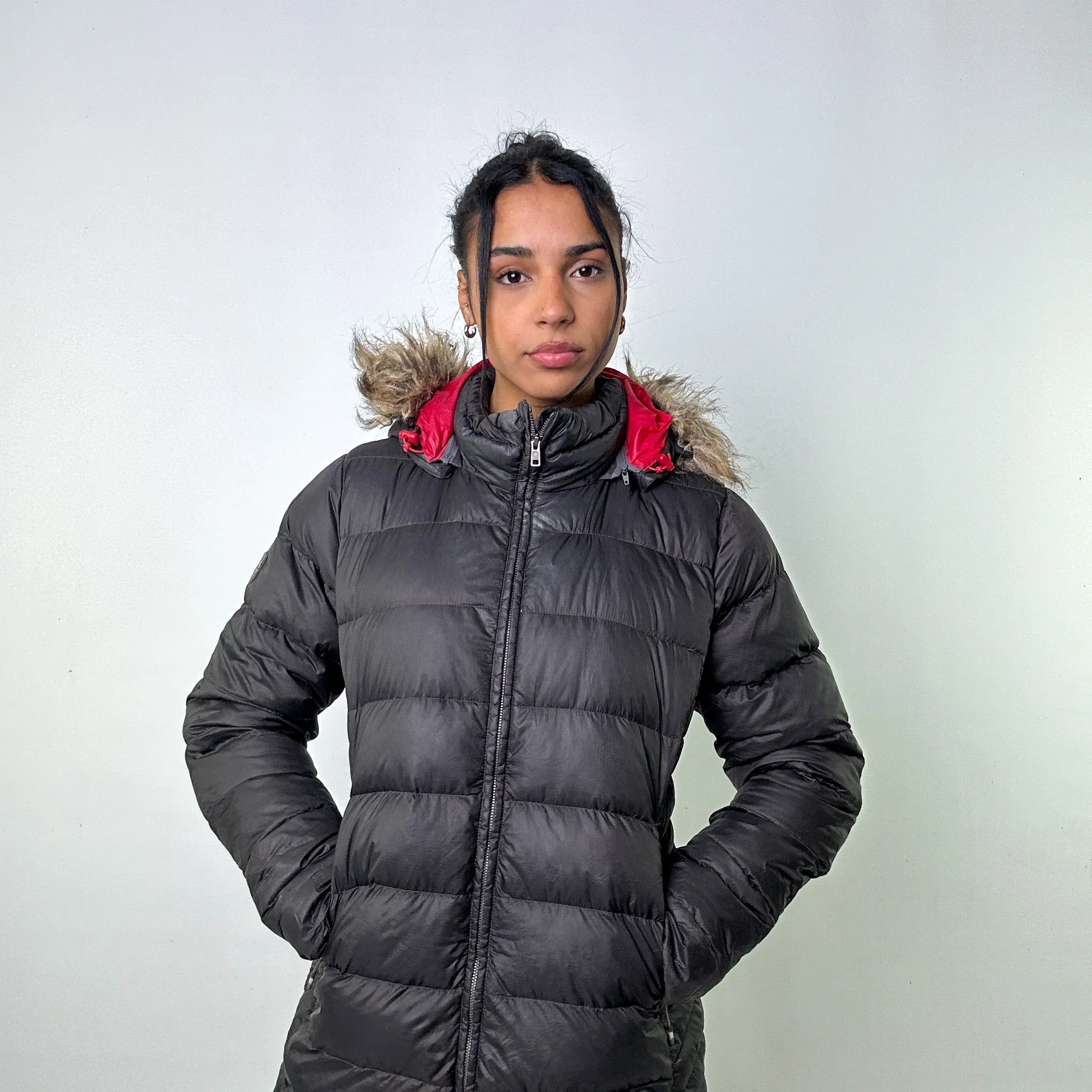 Dark Grey y2ks Rab Deep Cover Parka Puffer Jacket Coat (L)