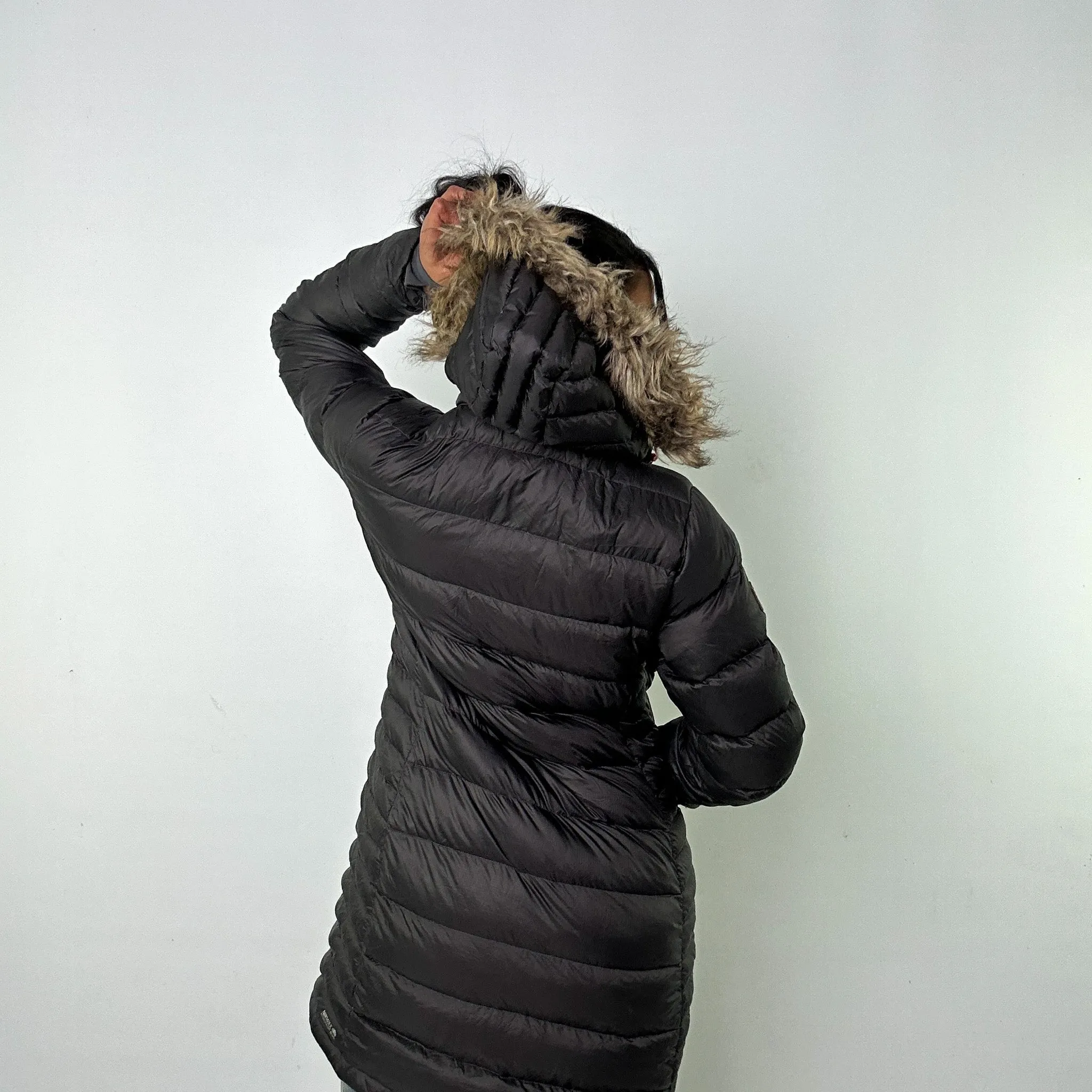 Dark Grey y2ks Rab Deep Cover Parka Puffer Jacket Coat (L)