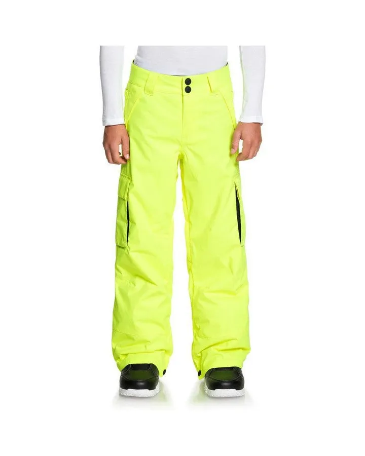 DC Banshee Youth Pant Yellow | Snow Pants Youth | Snow Skiers Warehouse