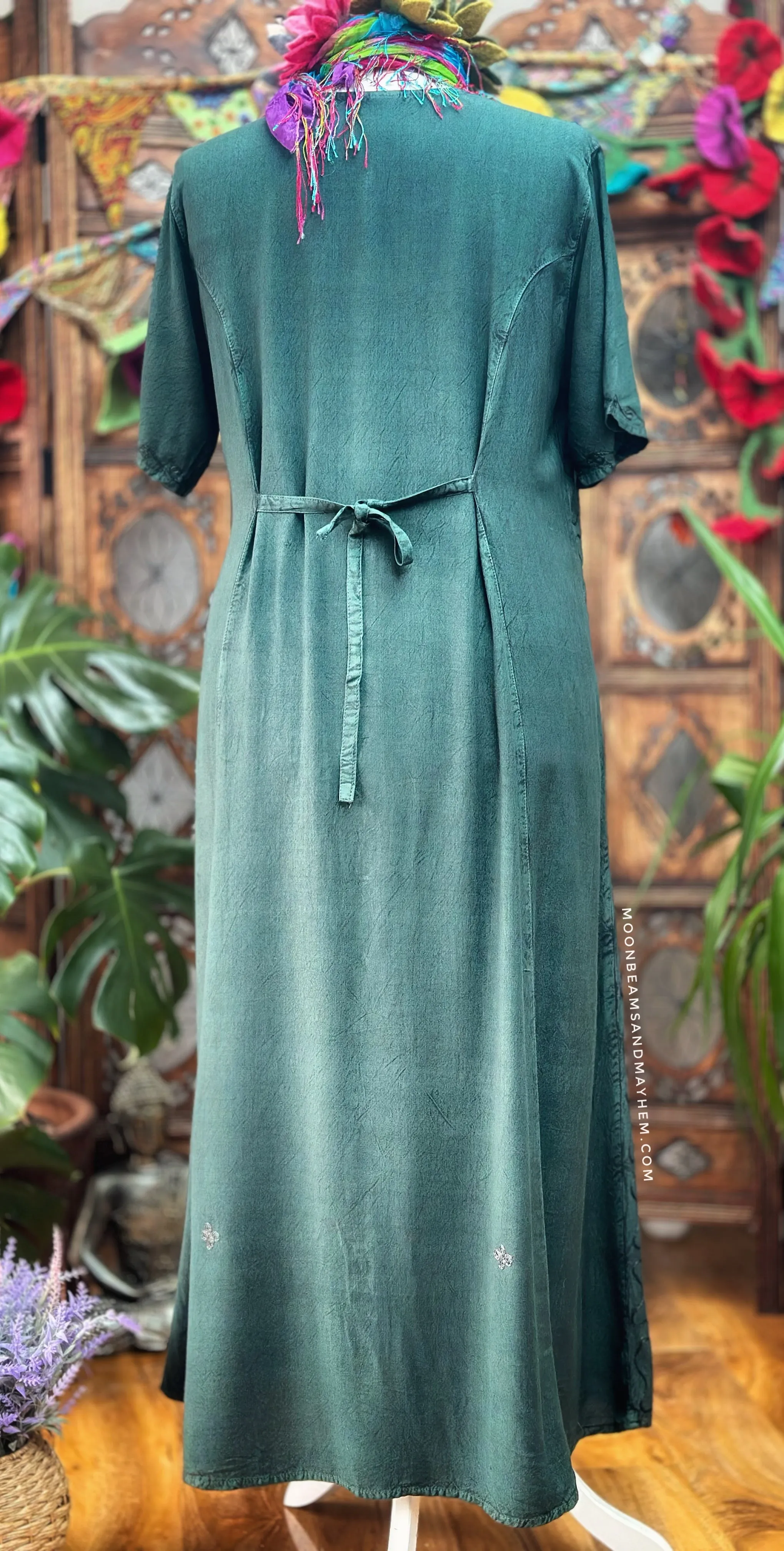 DEEP JADE JULIETTE DRESS