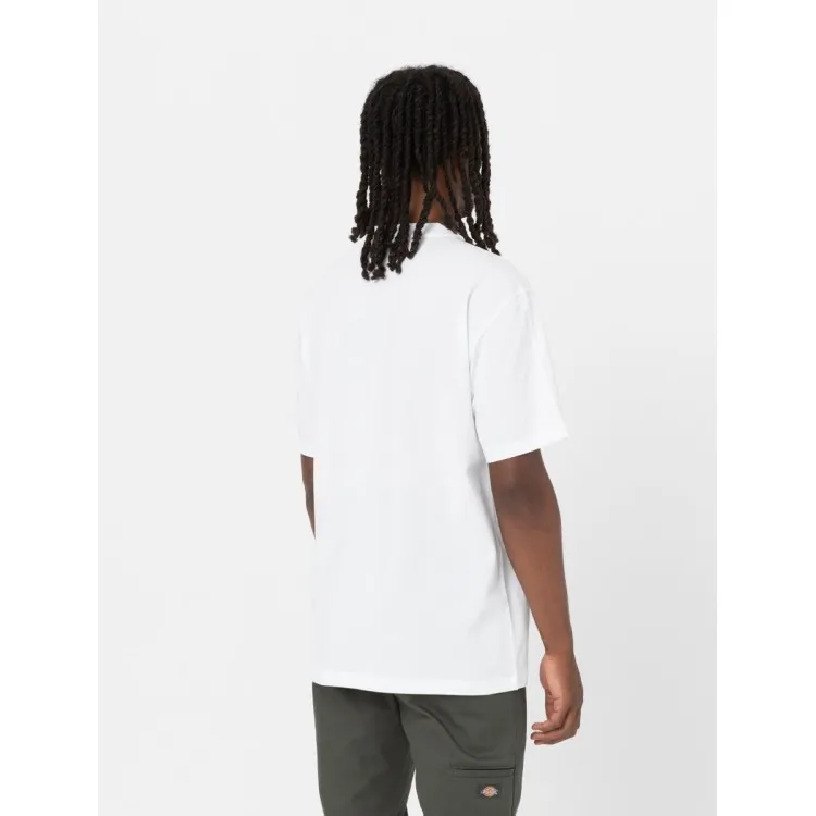 Dickies LURAY POCKET City T-Shirt Uomo Maniche Corte Bianca