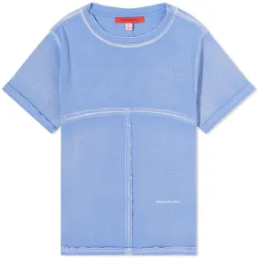 Eckhaus Latta Lapped Baby T-ShirtPeriwinkle