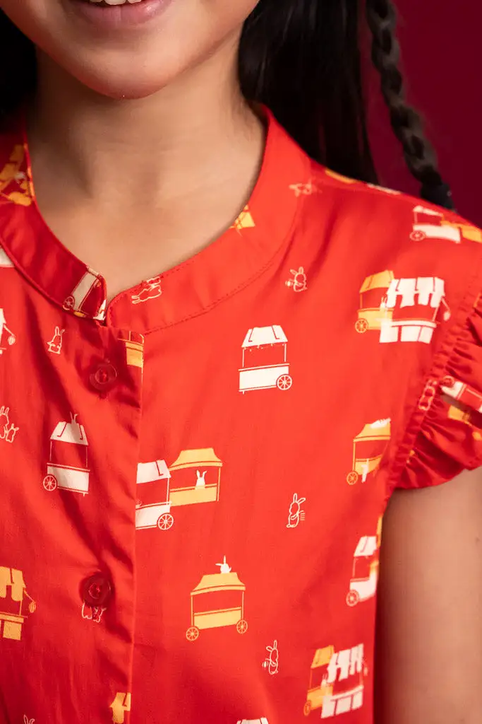 Ella Cheongsam - Red Night Market