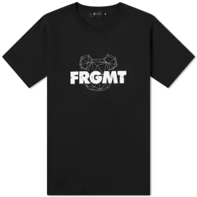 Fragment x Be@Rbrick Spray Logo T-ShirtBlack