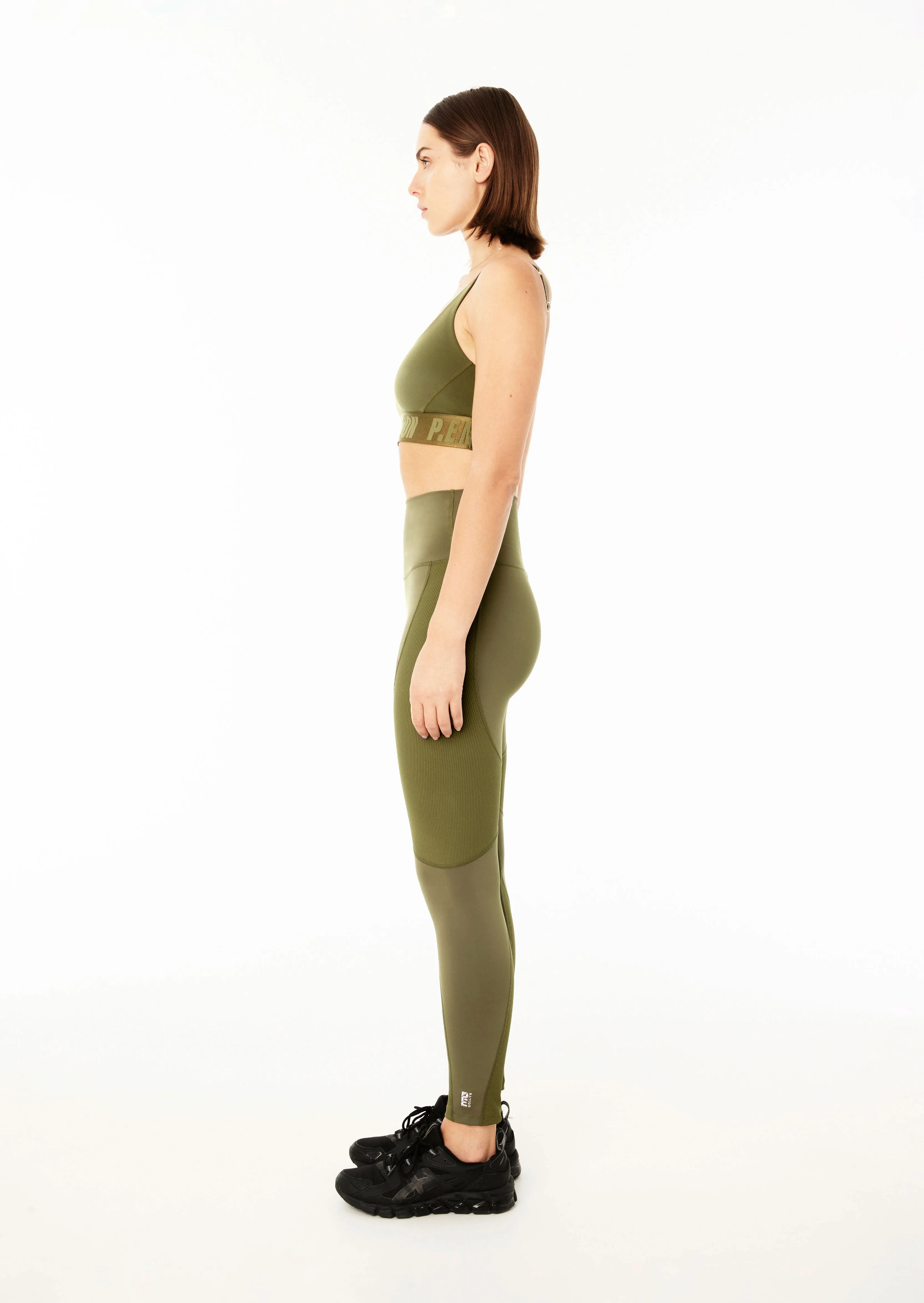 FREE PLAY FULL LENGTH LEGGING IN KHAKI