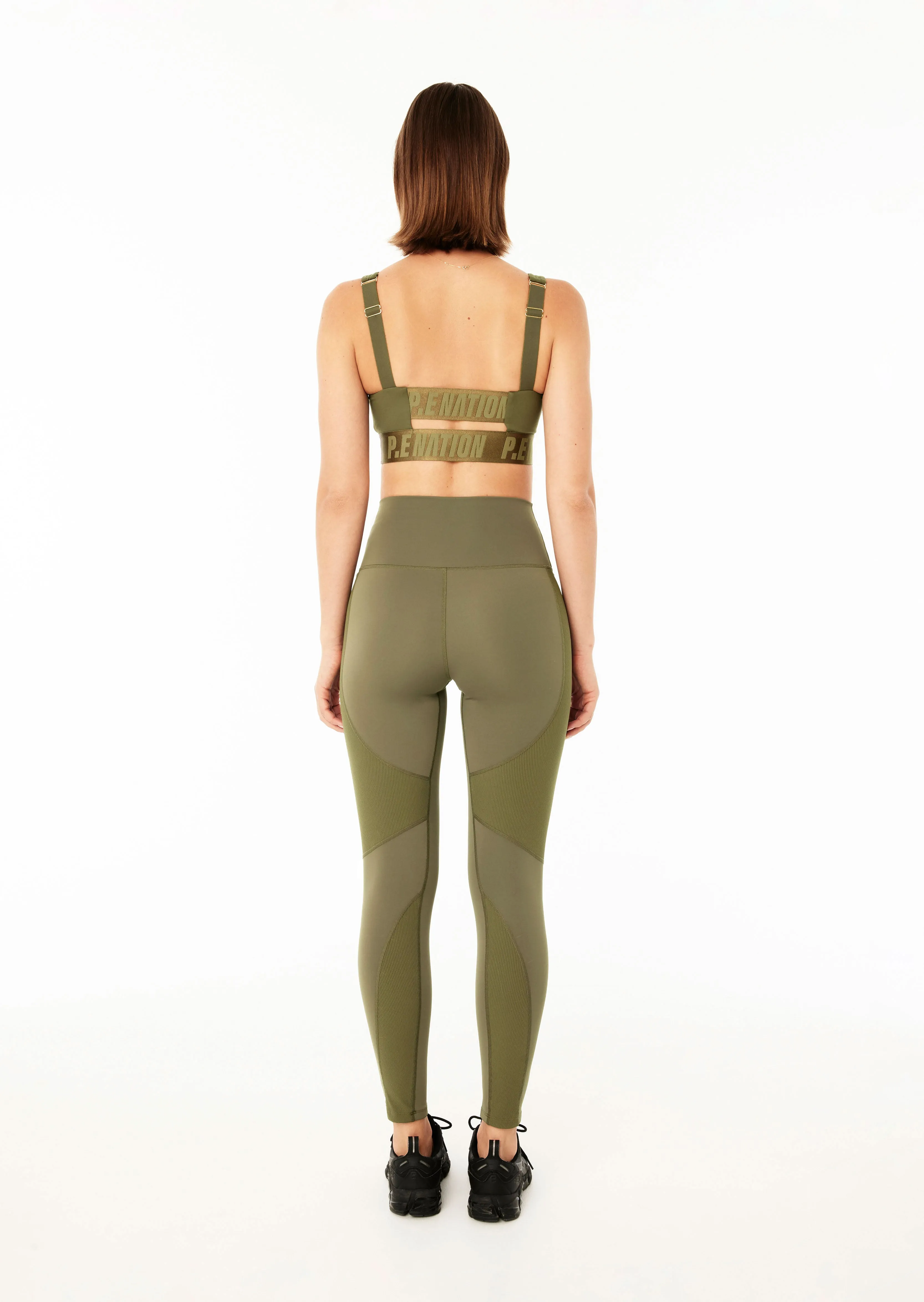 FREE PLAY FULL LENGTH LEGGING IN KHAKI