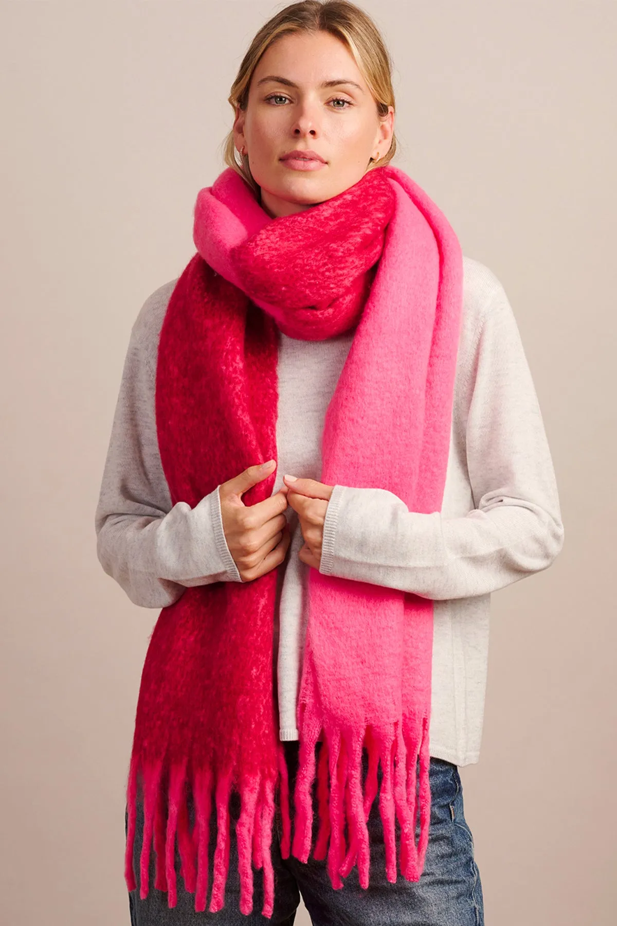 Fuchsia Zermatt Scarf