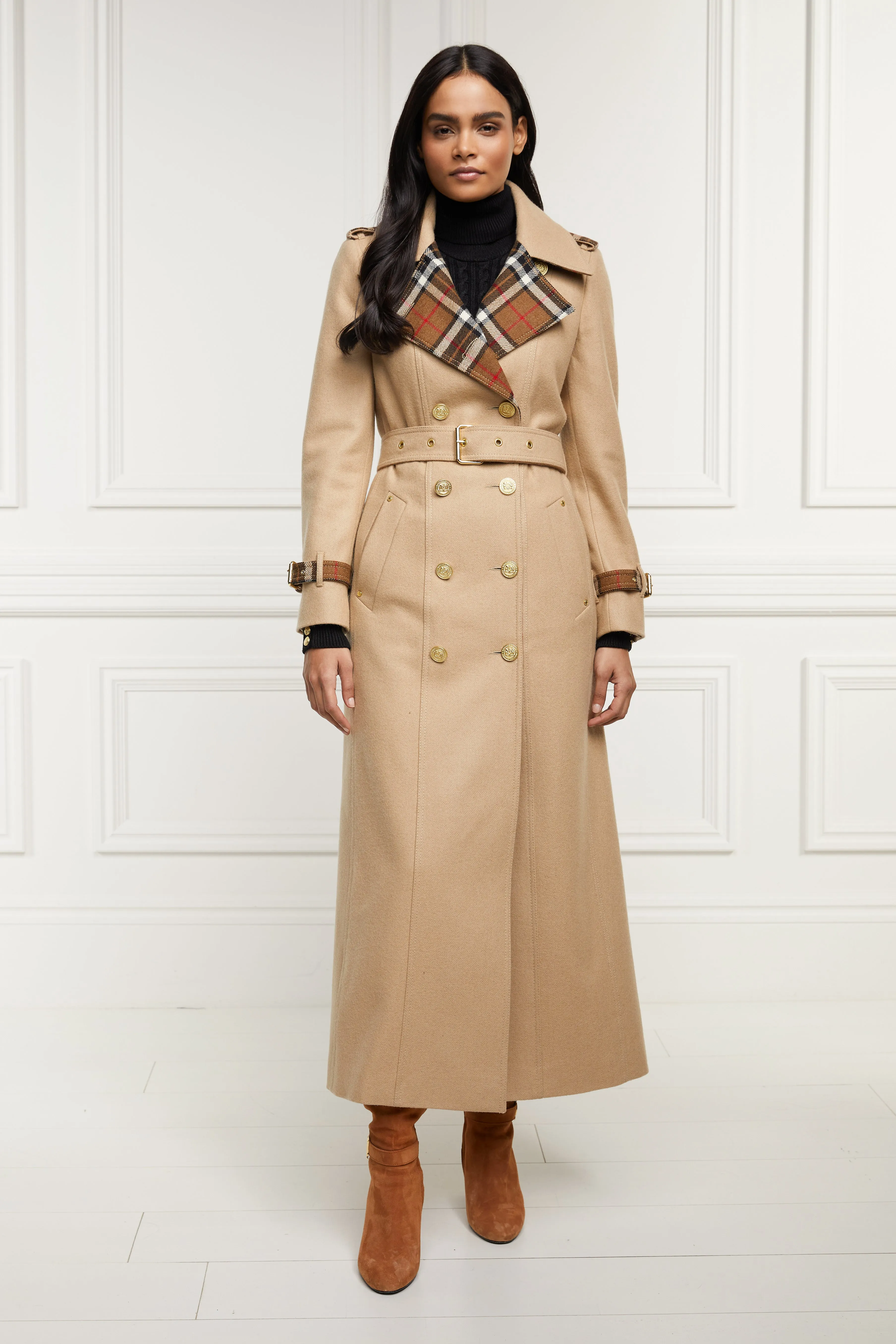 Full Length Chelsea Trench Coat (Camel)