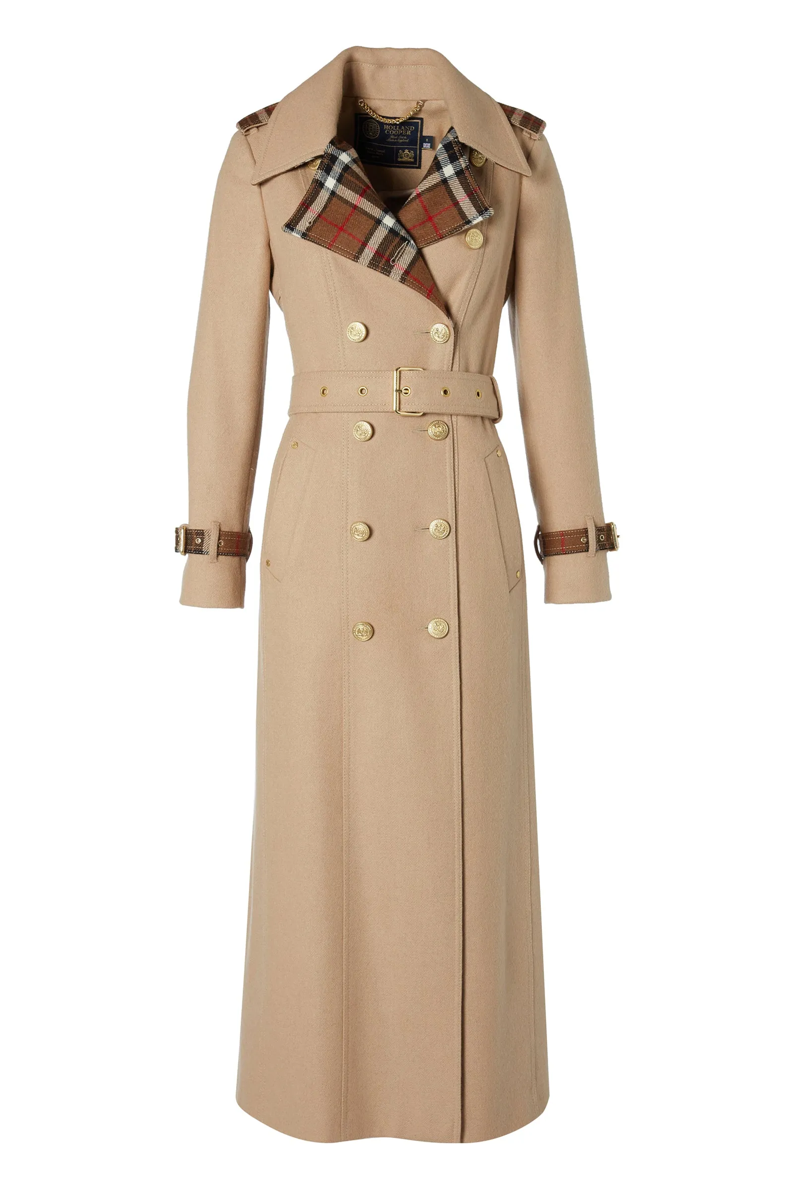 Full Length Chelsea Trench Coat (Camel)