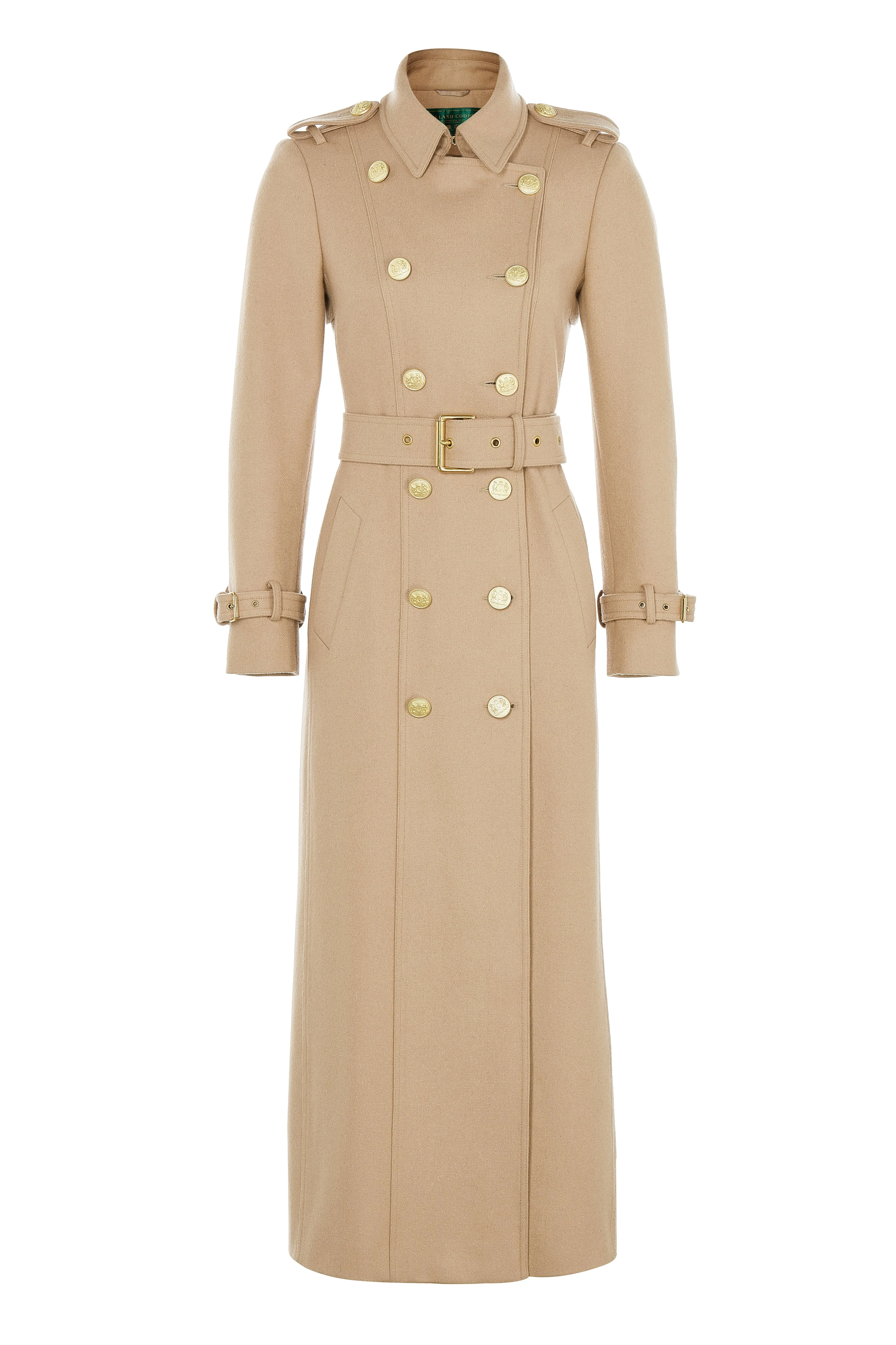 Full Length Marlborough Trench Coat (Camel)