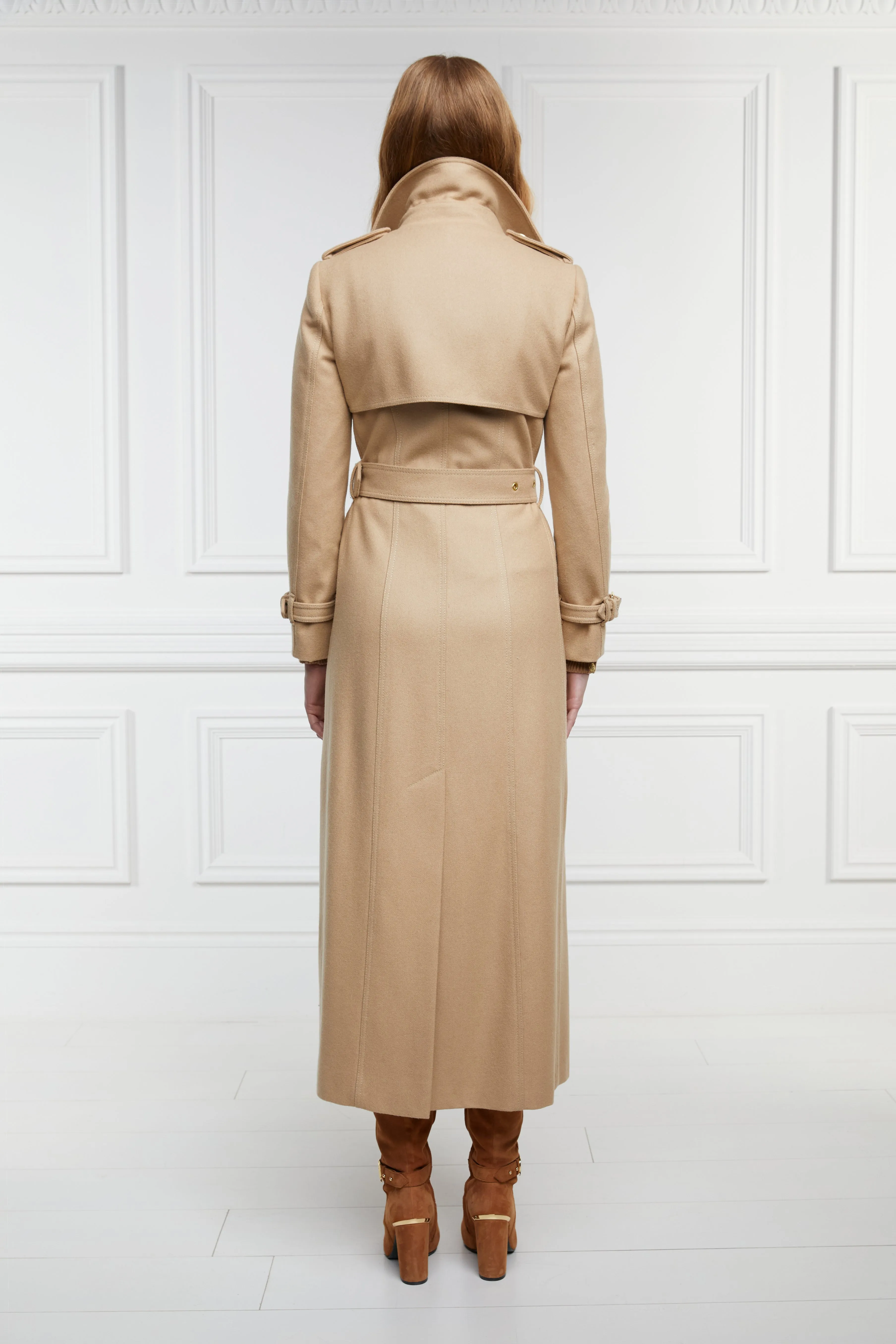 Full Length Marlborough Trench Coat (Camel)